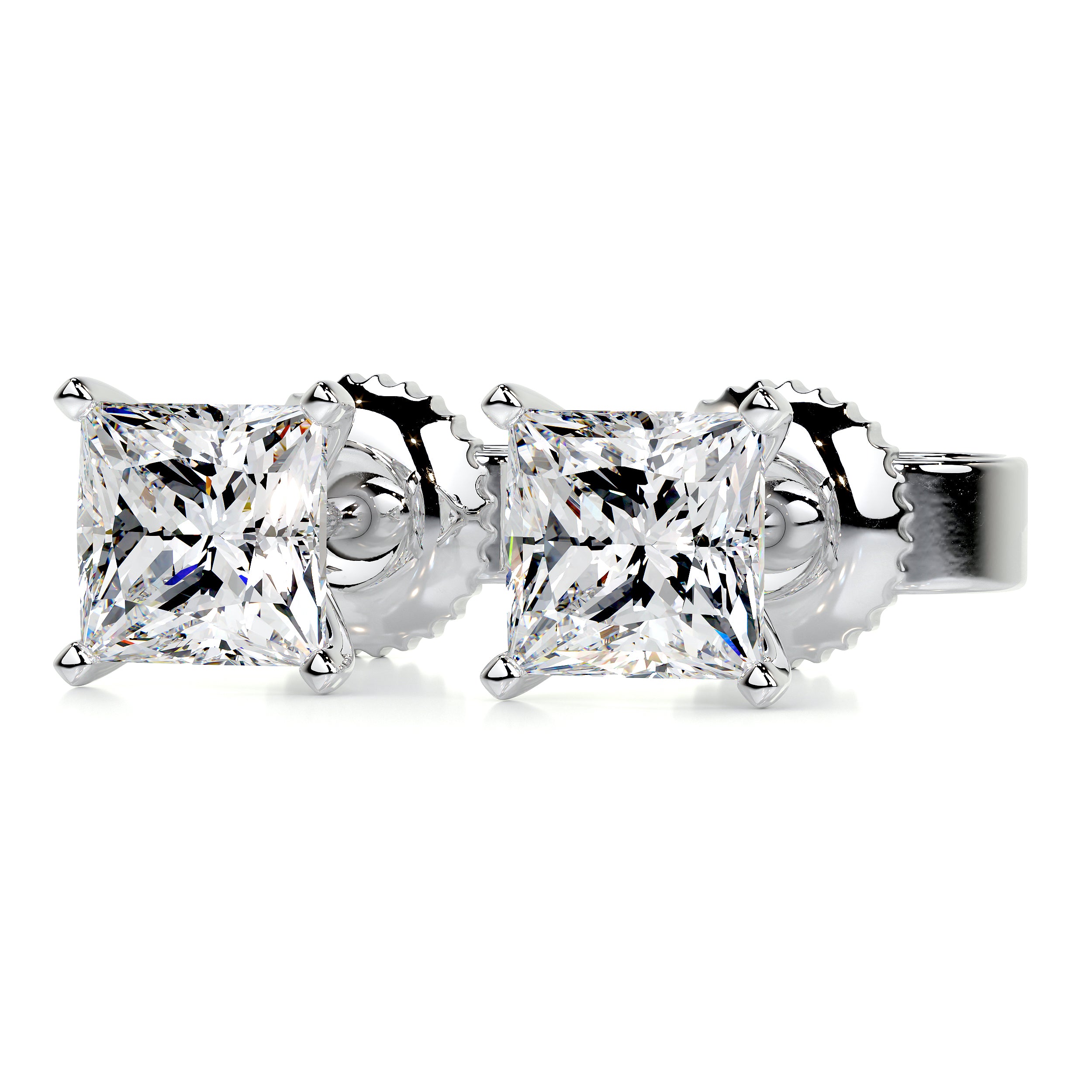 Jamie Lab Grown Diamond Earrings -14K White Gold、mySite、hinf8tx79