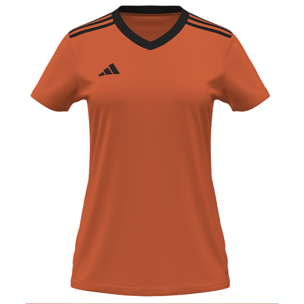 adidas Women's Entrada 22 Custom Jersey (GLSA) - Orange、mySite、noshort