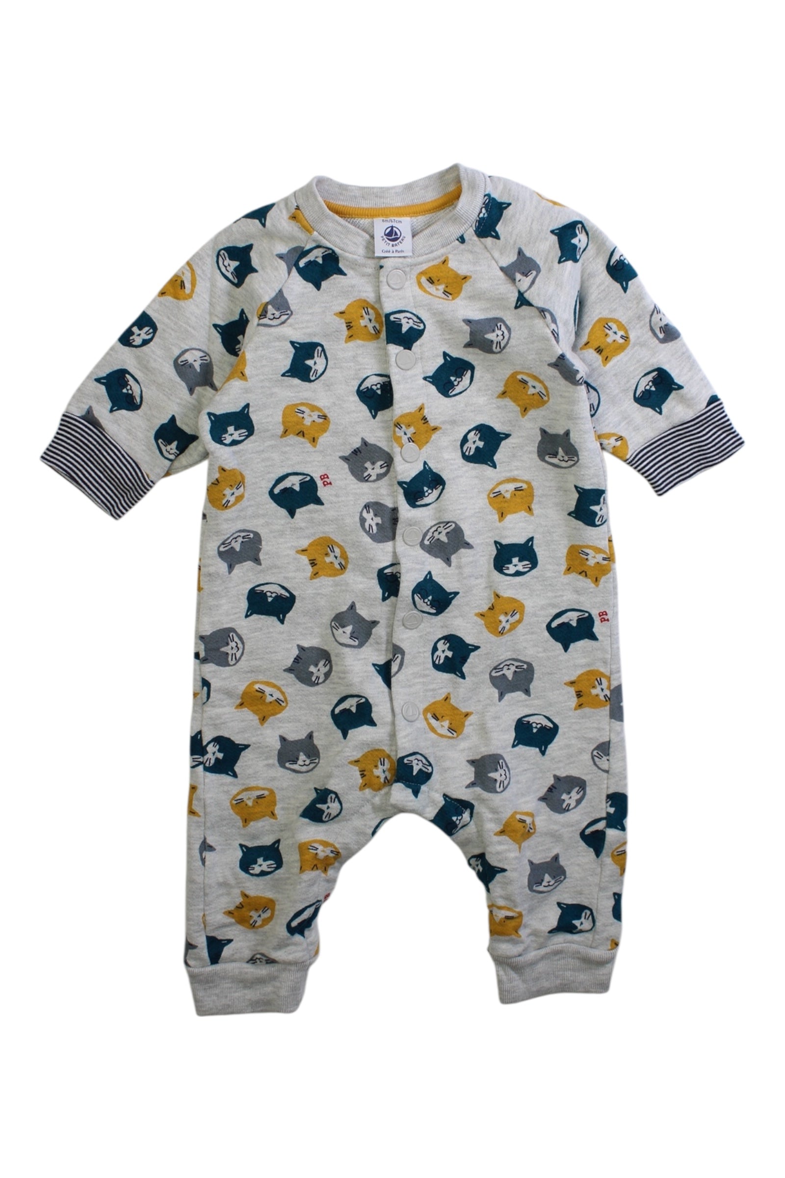 Petit Bateau Printed Baby Onesie 3-6M、mySite、g9winljtr