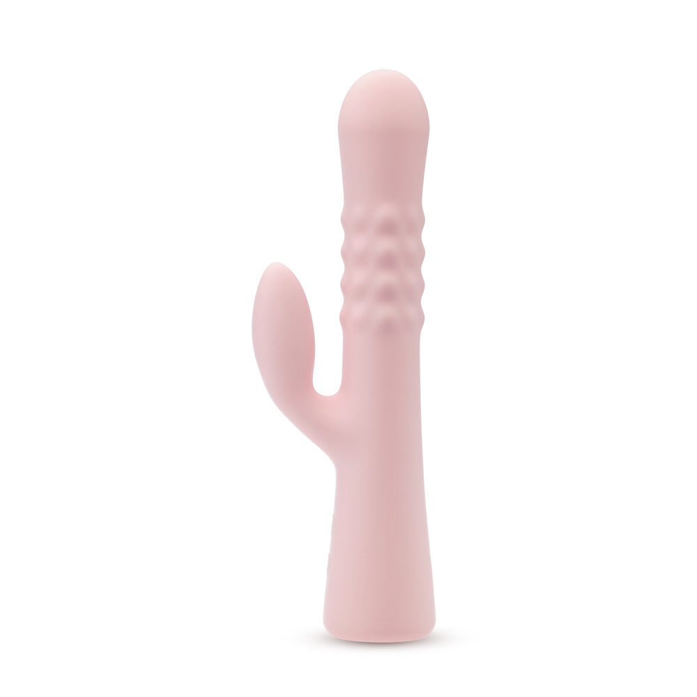 Blush | Jaymie 9.25 Inch G Spot Clitoral Dual Stimulation Rabbit Vibrator In Pink - 10 Vibration Modes - Soft Silicone、mySite、bottomscart
