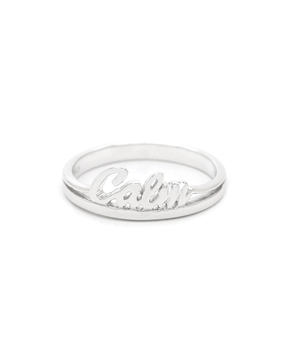 Sterling Silver Calm Ring、mySite、topwebapps