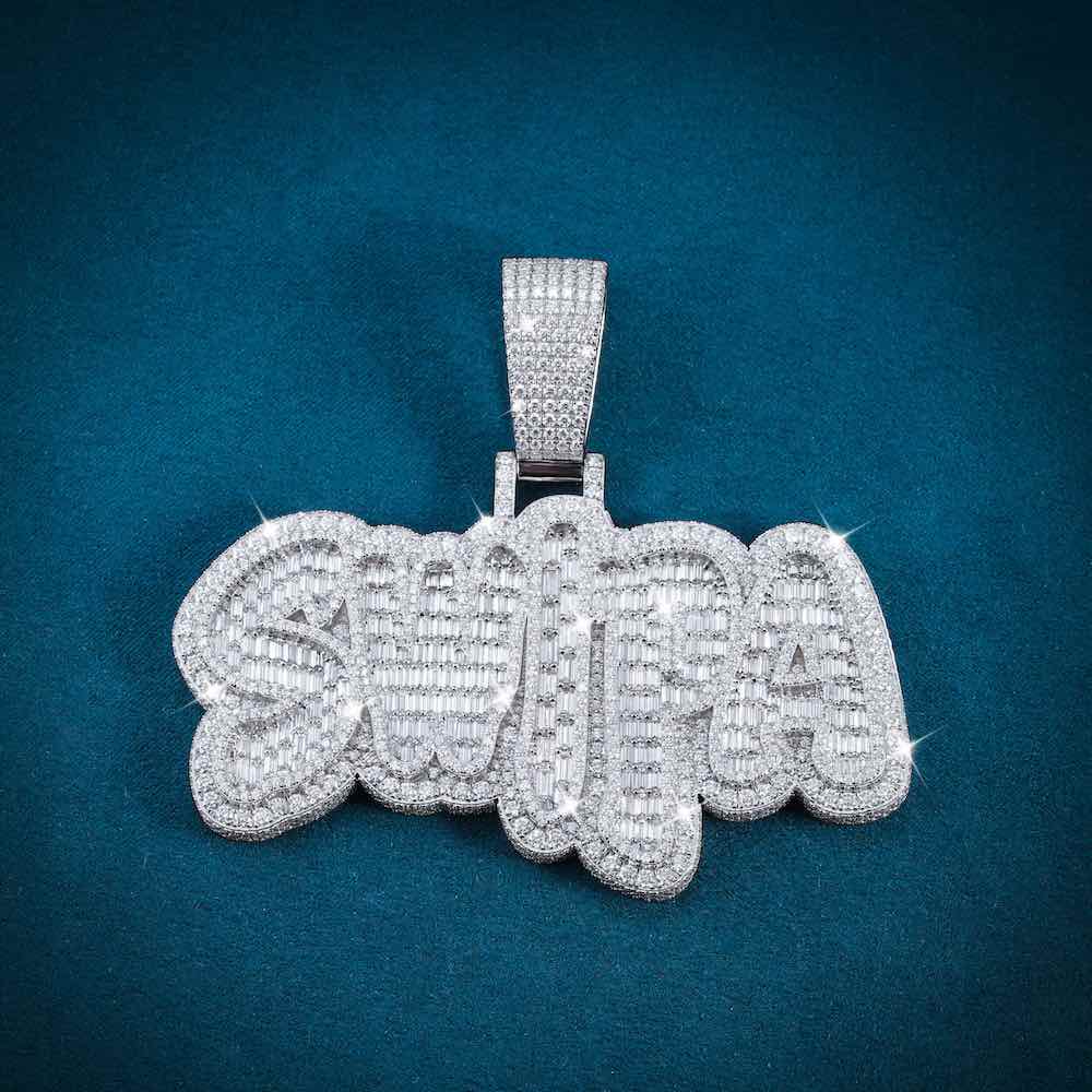 SWIPA Custom Pendant 14K White Gold、mySite、hinf8tx79