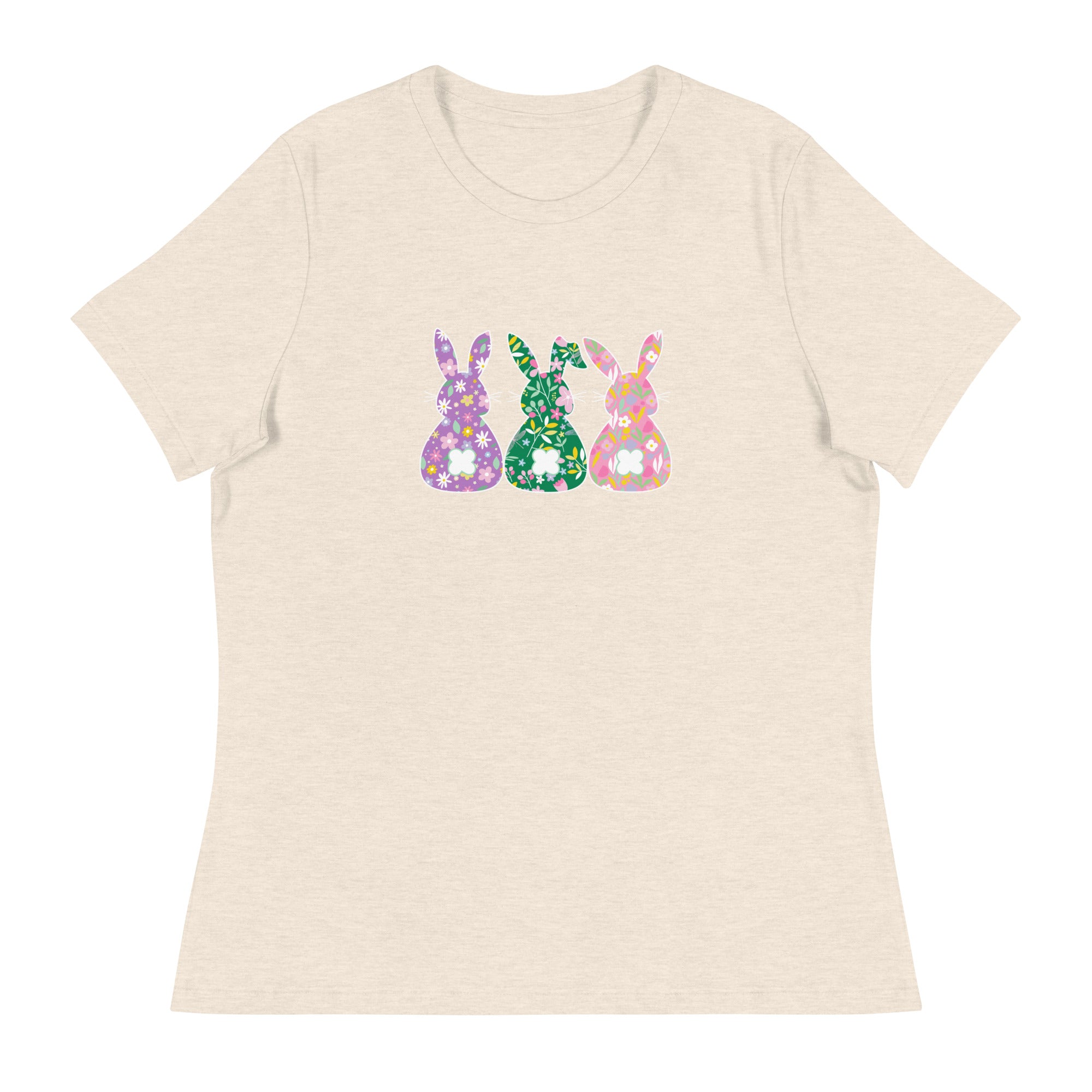 Whimsical Bunnies Women's Relaxed T-Shirt、mySite、camillekostekn