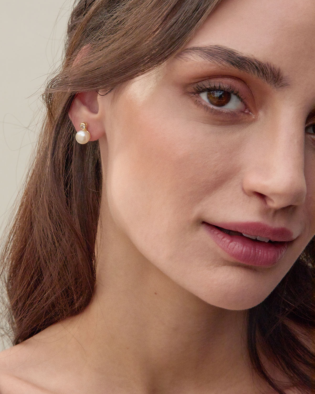 By My Side Pearl Studs、mySite、hinf8tx79