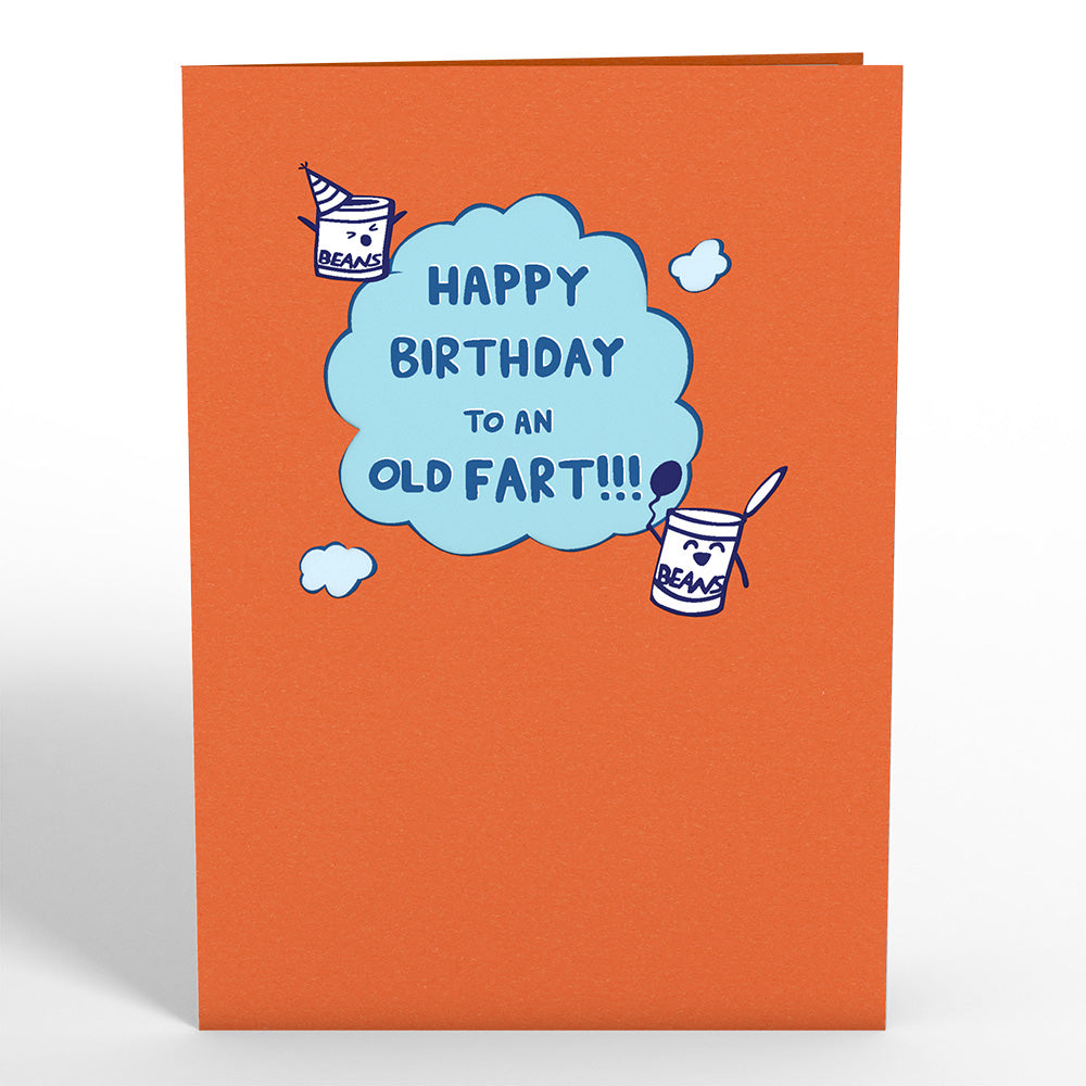 Happy Birthday to an Old Fart Pop-Up Card、mySite、solidvoid
