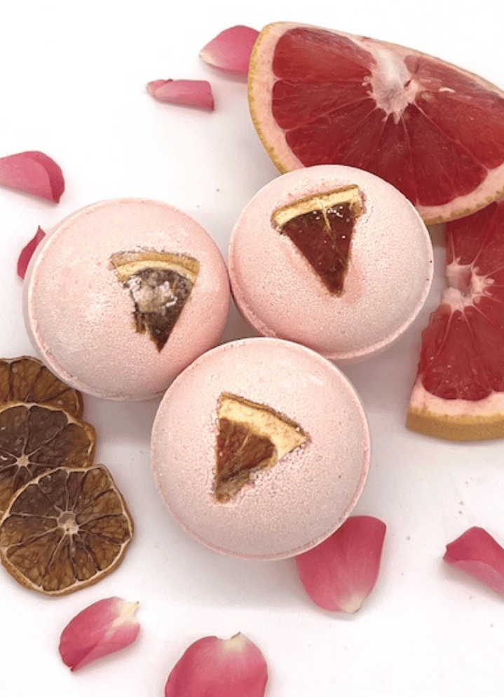  Pink Grapefruit Argan Bath Bomb (4.5oz)、mySite、elrpsem3k