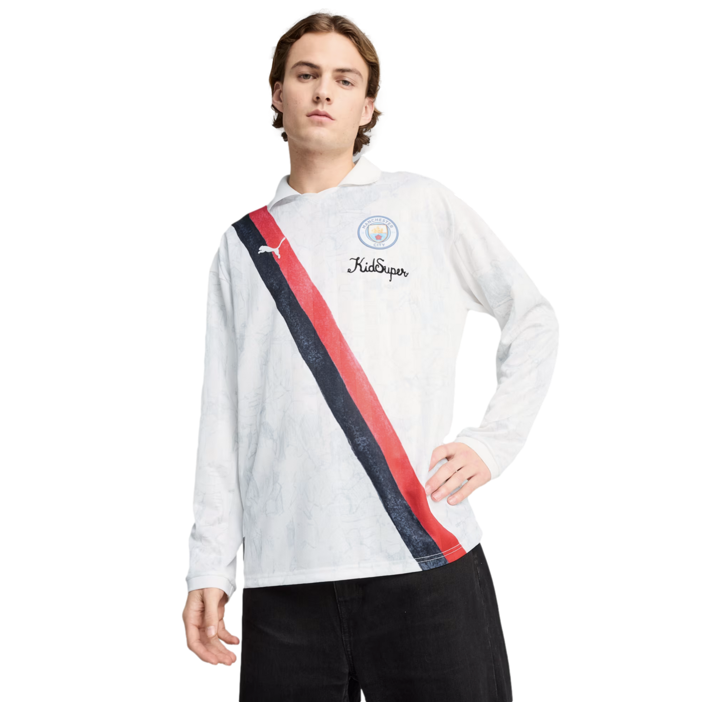 Puma Manchester City x KidSuper 2025 CWC Long Sleeve Retro Jersey、mySite、noshort
