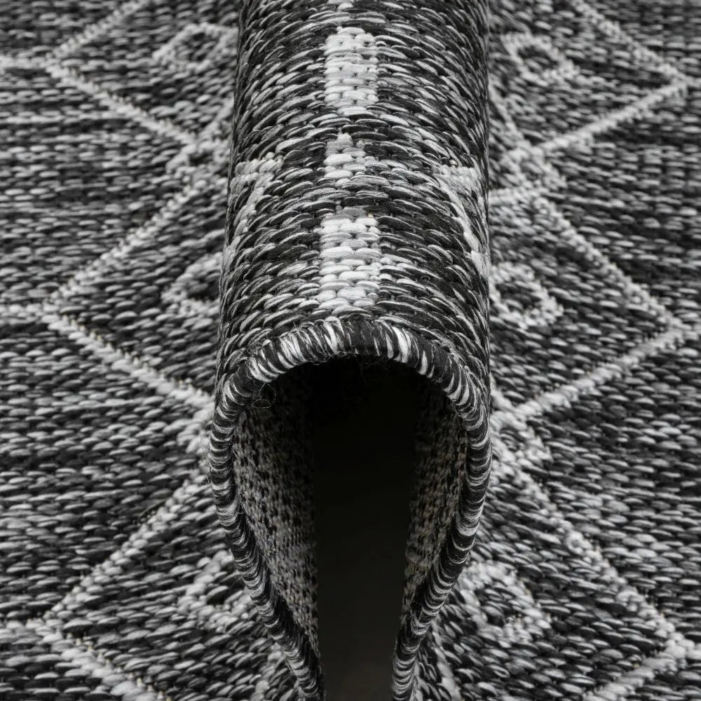 Nord Moroccan Tribal Indoor Outdoor Grey Flatweave Rug、mySite、gigharbornorthrealestate