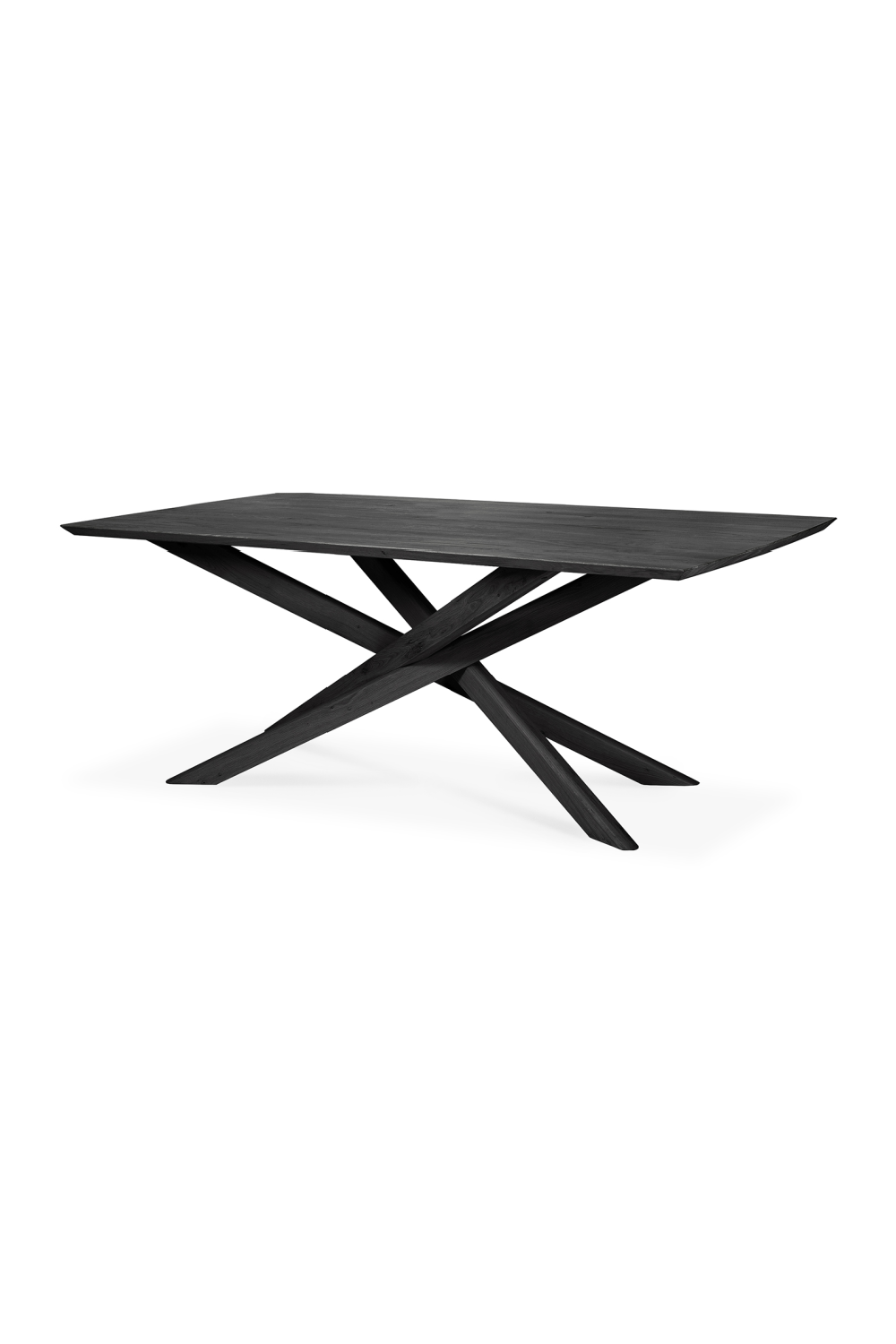 Rectangular Black Oak Dining Table | Ethnicraft Mikado、mySite、neckold