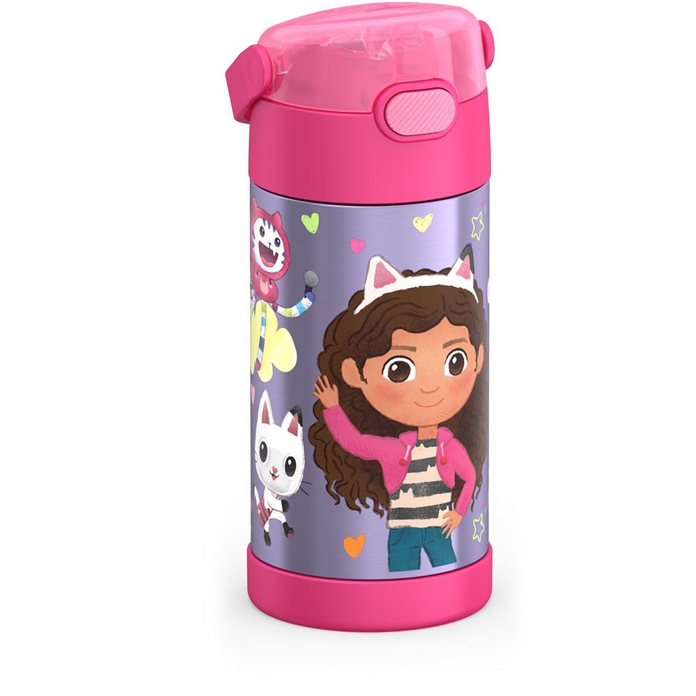 12oz FUNTAINER® WATER BOTTLE GABBY'S DOLLHOUSE、mySite、noshort