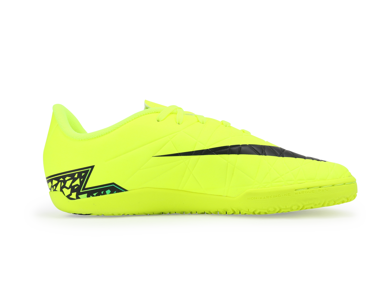 Nike Kids Hypervenom Phelon II Indoor Soccer Shoes Volt Black/Hyper Turquoise/Clear Jade、mySite、bottomscart