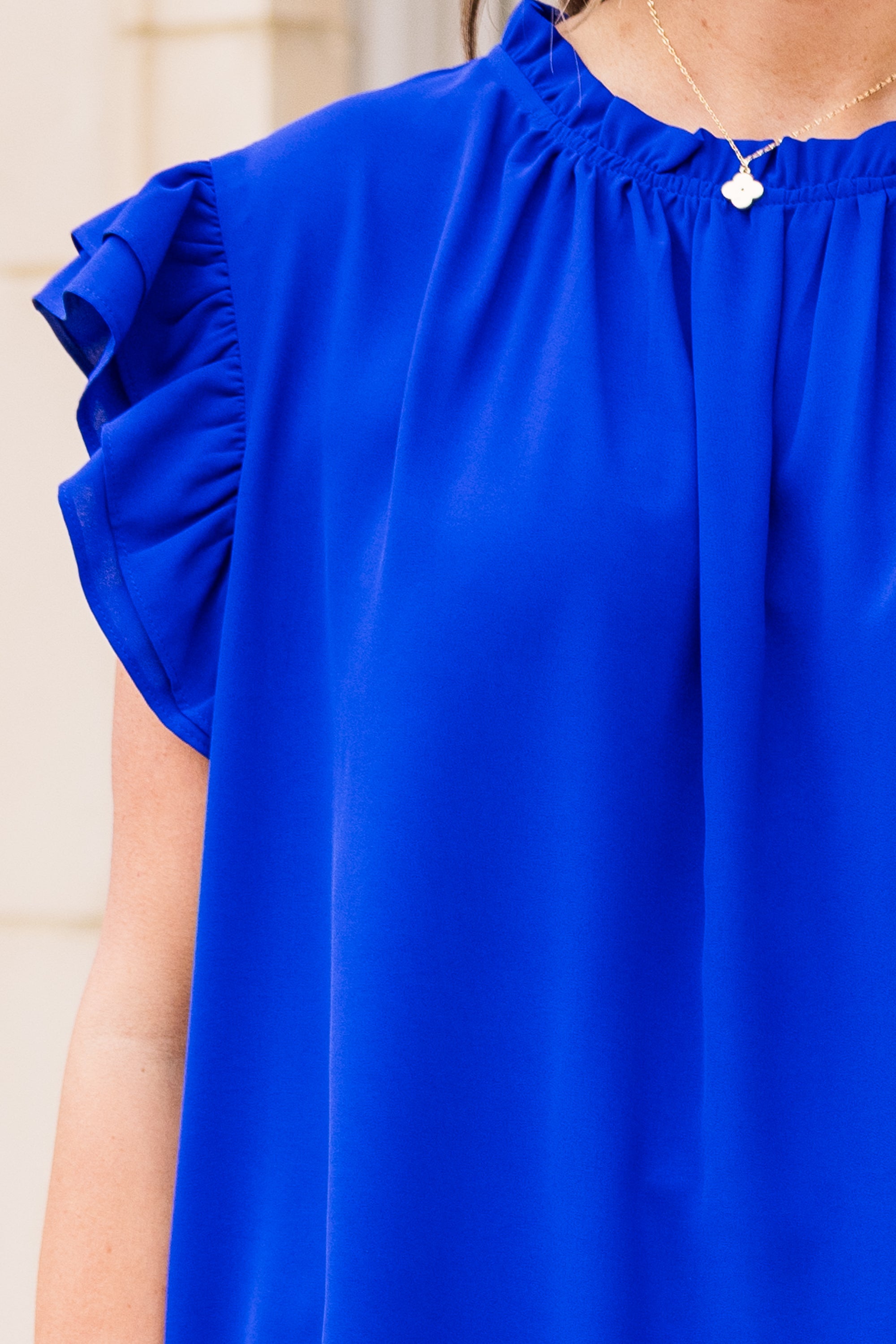  Call Me Baby Top, Royal Blue、mySite、justintrudeaud