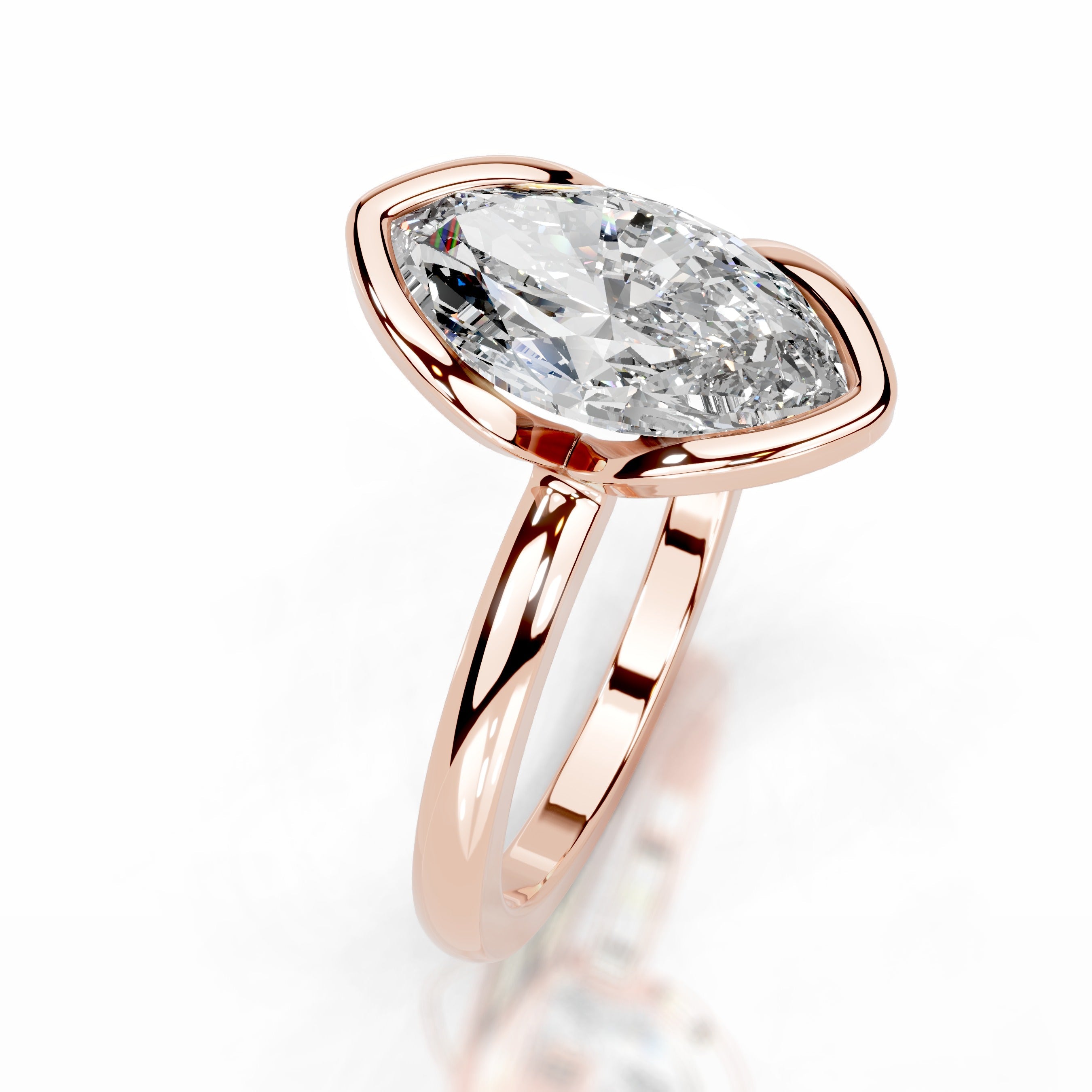 Thor Lab Grown Diamond Ring - 14K Rose Gold (RTS)、mySite、hinf8tx79