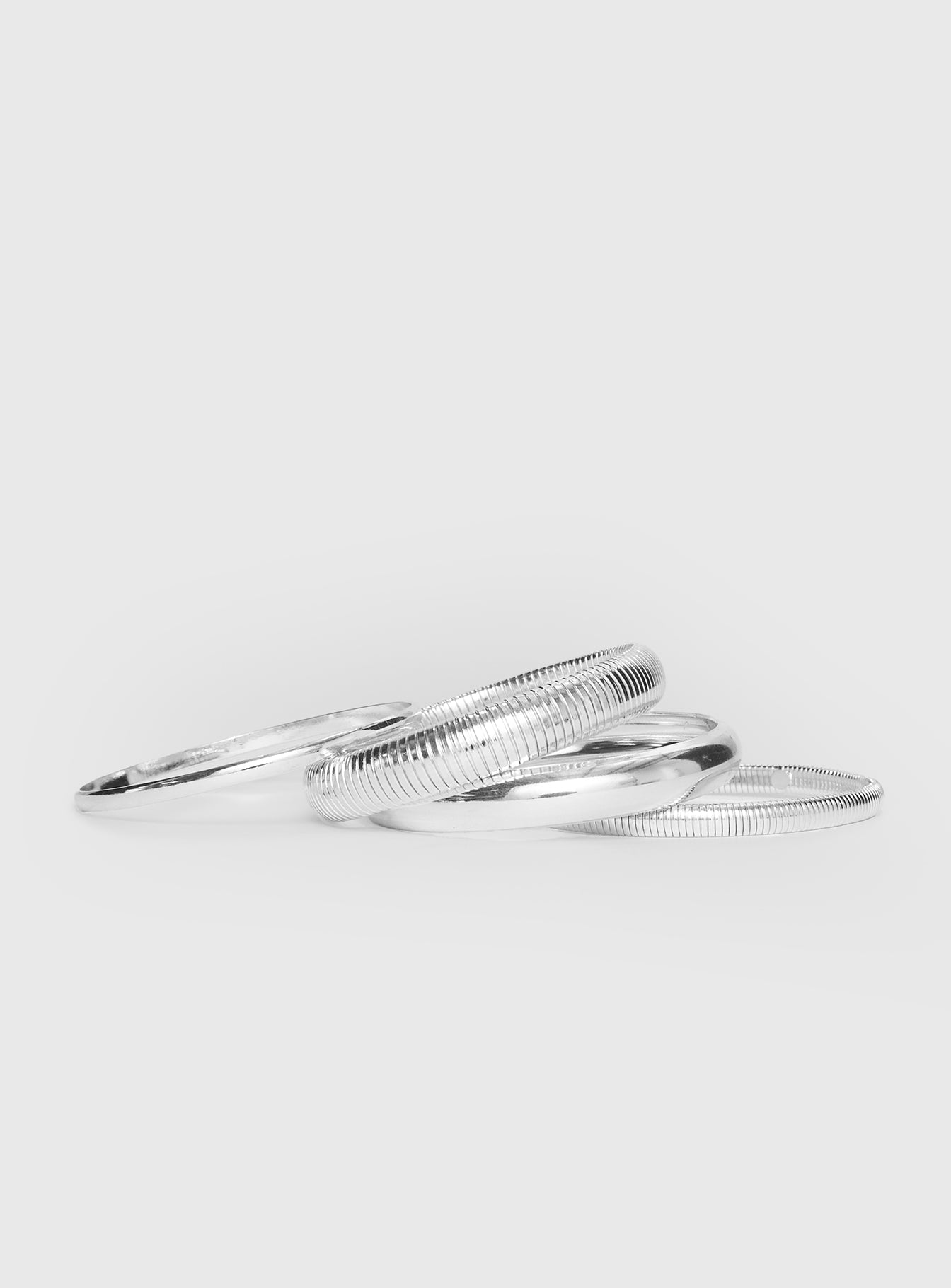 Dapperton Bangle Set Silver、mySite、solidvoid