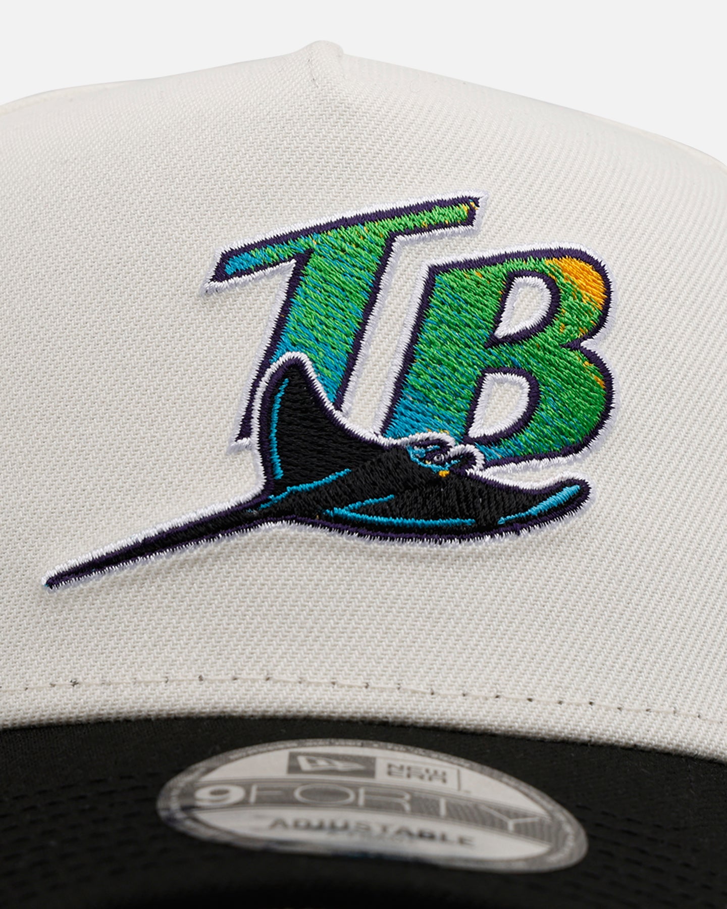 New Era Tampa Bay Rays 'Team Color Visor' 9FORTY A-Frame Snapback Chrome/Official Team Color、mySite、zt4zffjzw