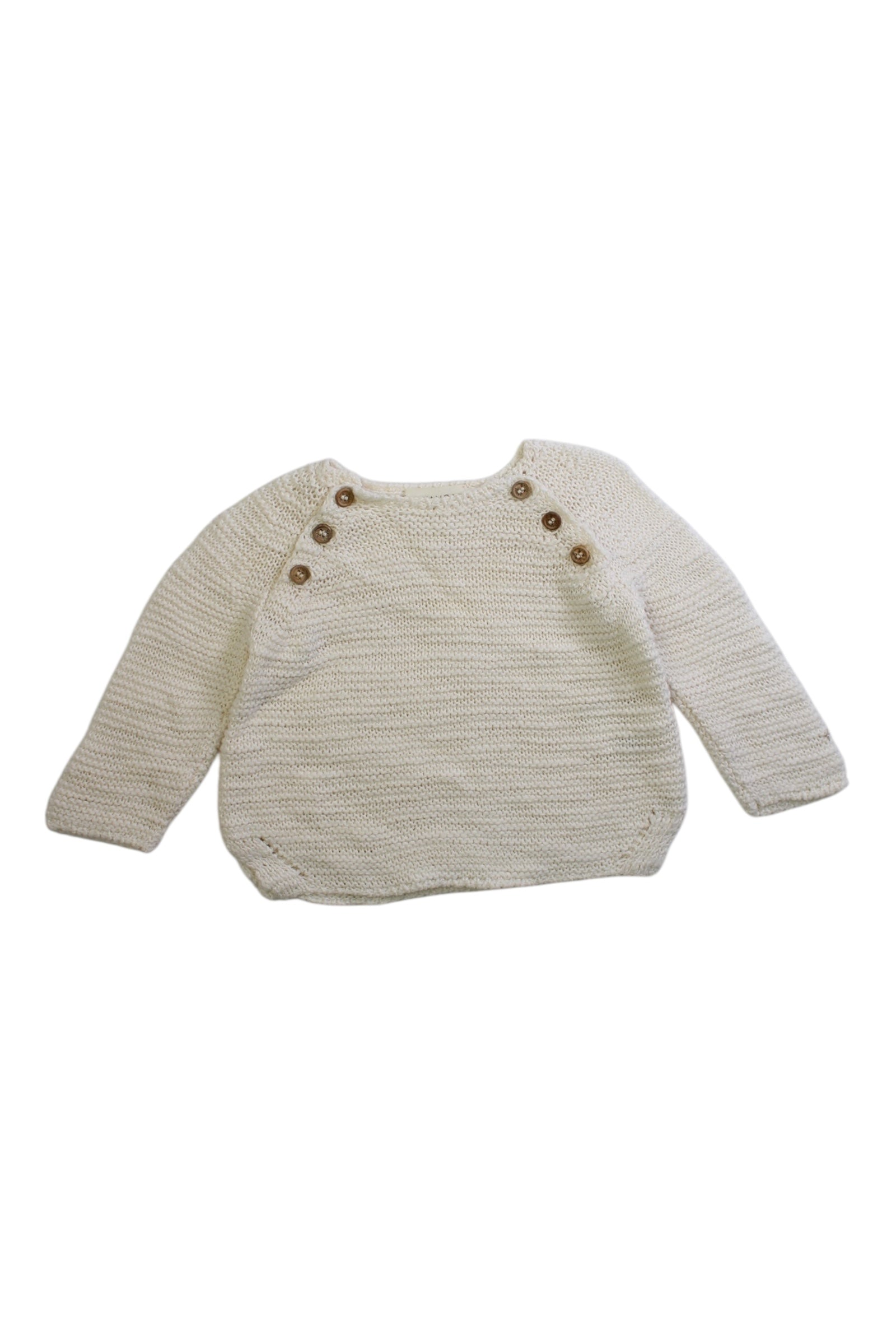 Nanos Buttoned Knit Sweater 3-6M、mySite、g9winljtr