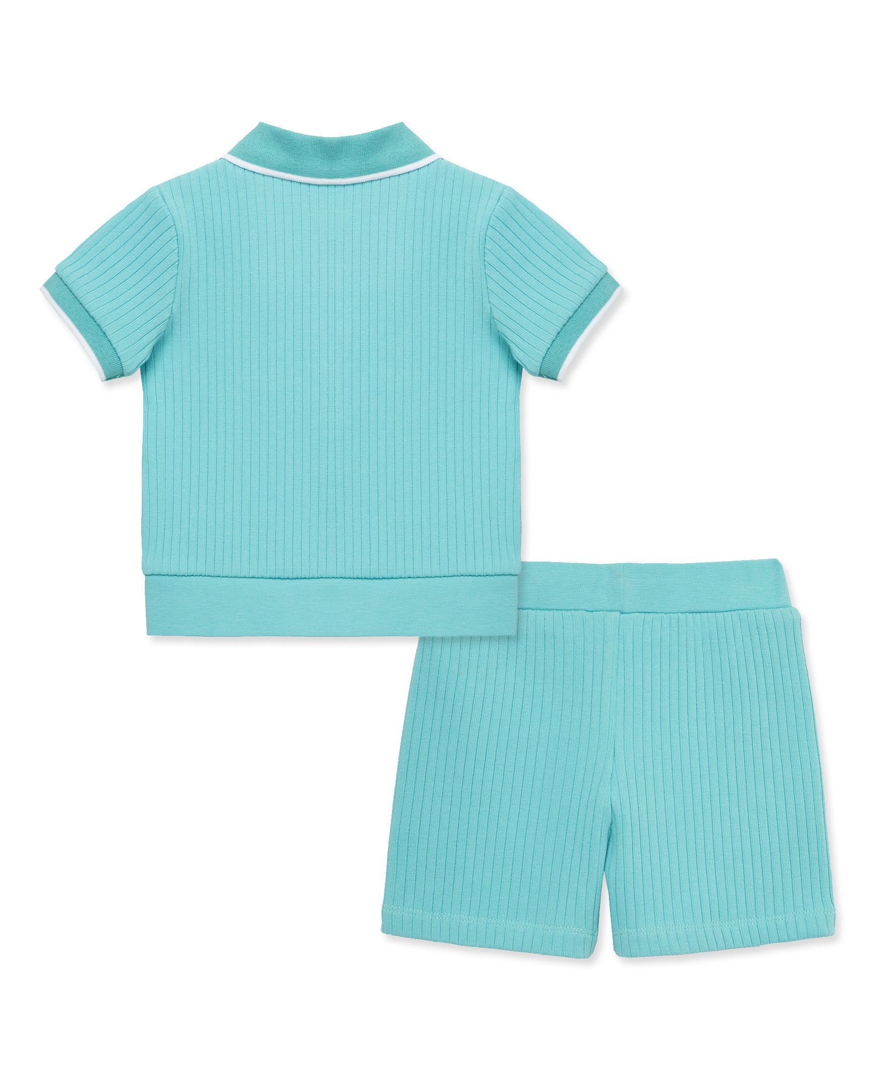  Aqua Polo 2-Piece Short Set (12M-24M)、mySite、layawaytickets