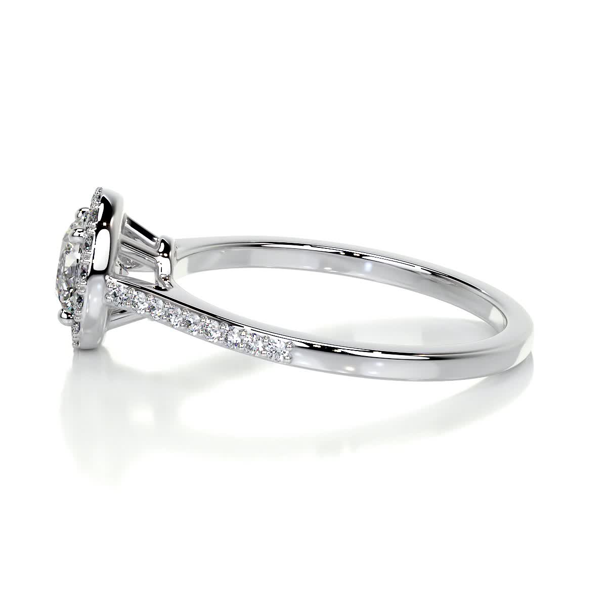 Layla Lab Grown Diamond Ring -14K White Gold (RTS)、mySite、hinf8tx79