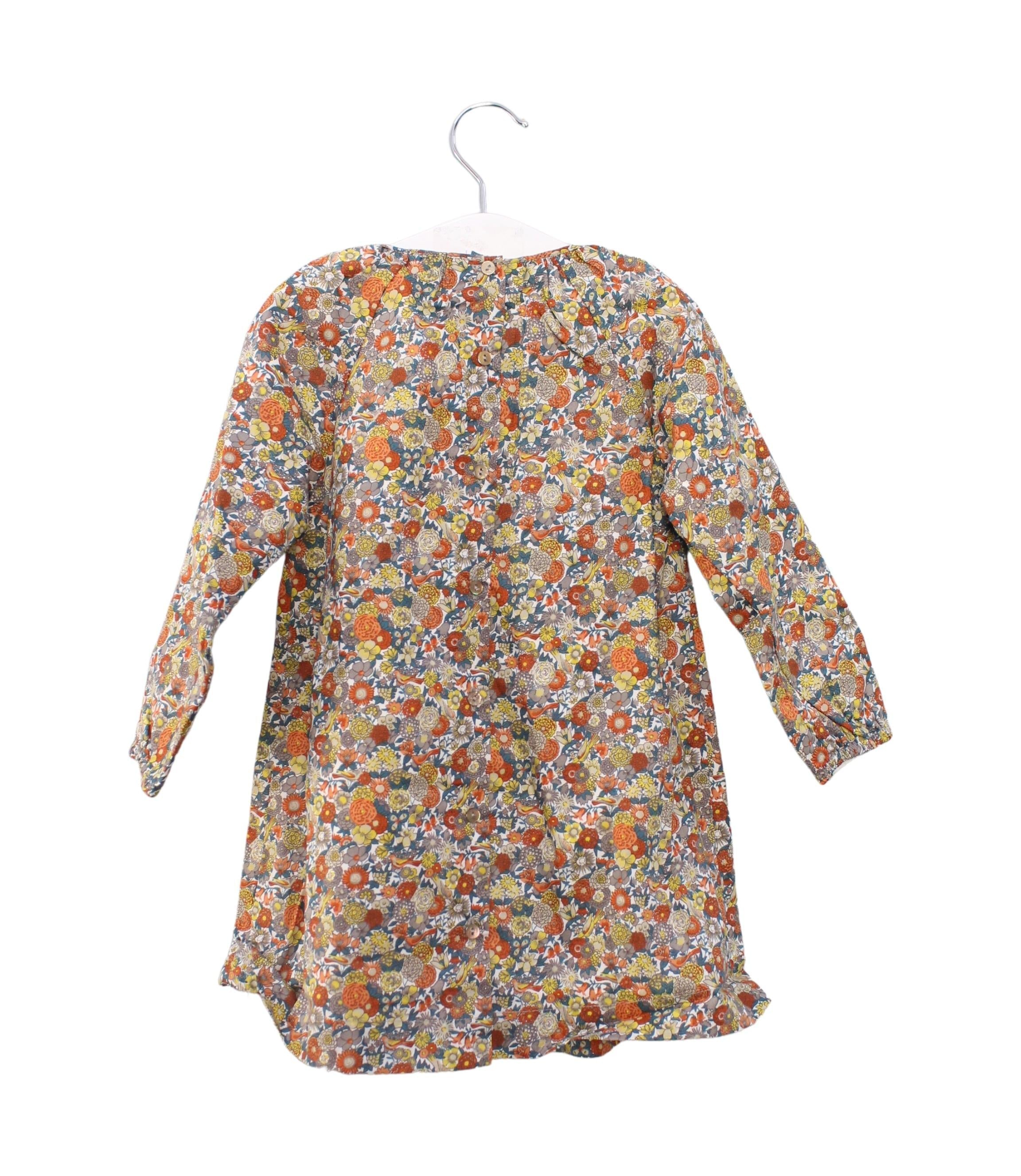 Les Enfantines Long Sleeve Dress 18-24M、mySite、g9winljtr