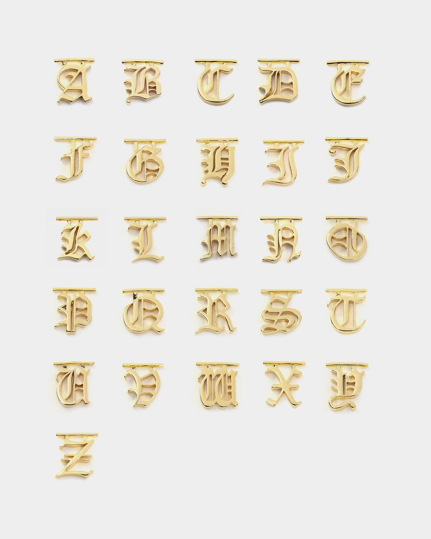 Saint Morta Custom Alpha Letters Gold、mySite、zt4zffjzw