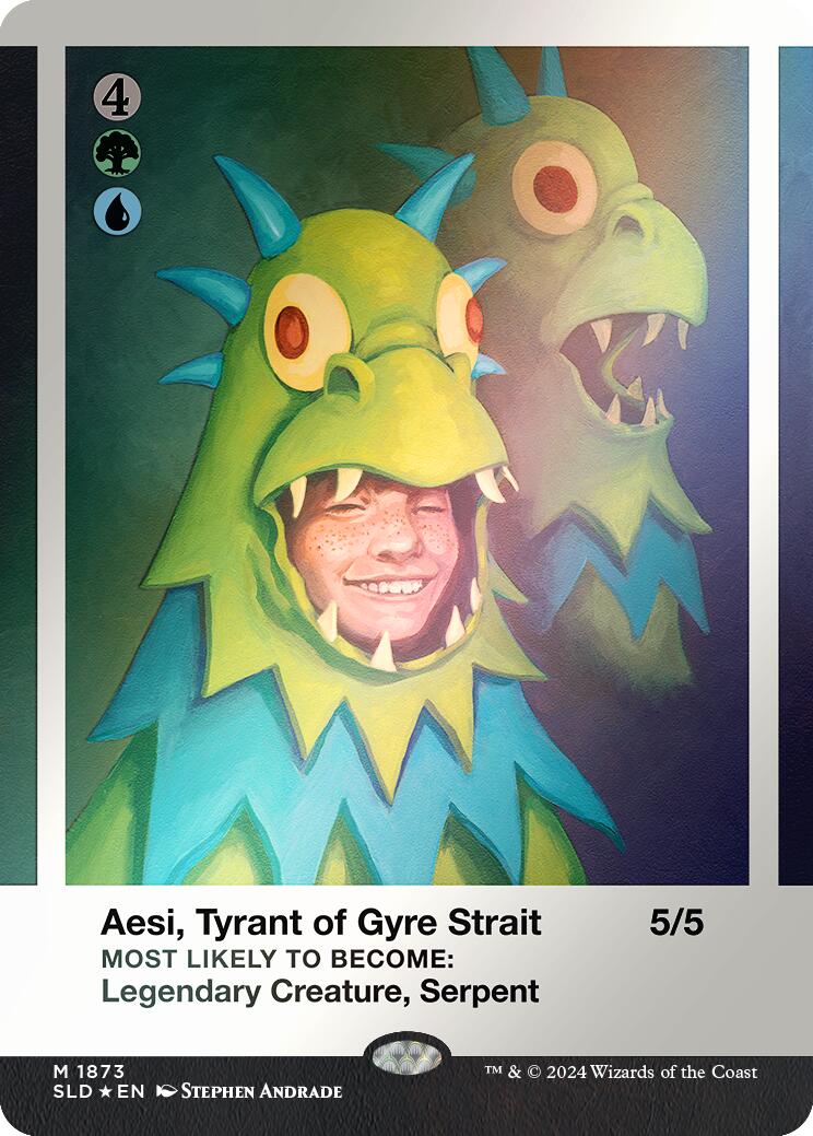 Aesi, Tyrant of Gyre Strait (Rainbow Foil) Secret Lair Drop Series、mySite、waistdrama