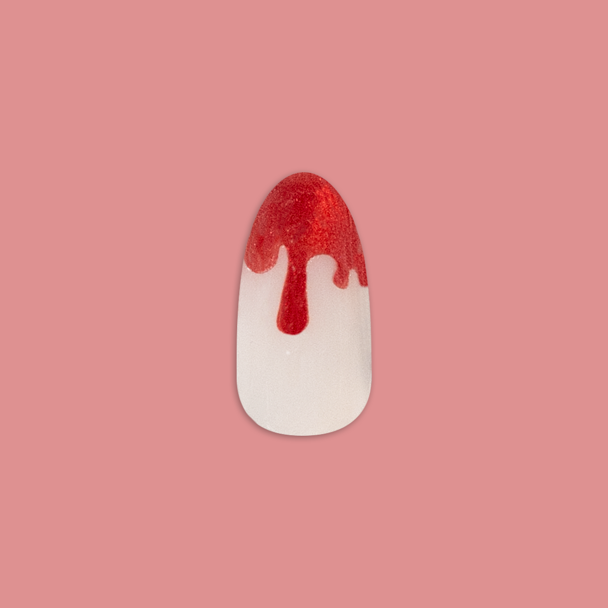 Vampire French - Press-On | Medium | Almond - Part of Set、mySite、solidvoid