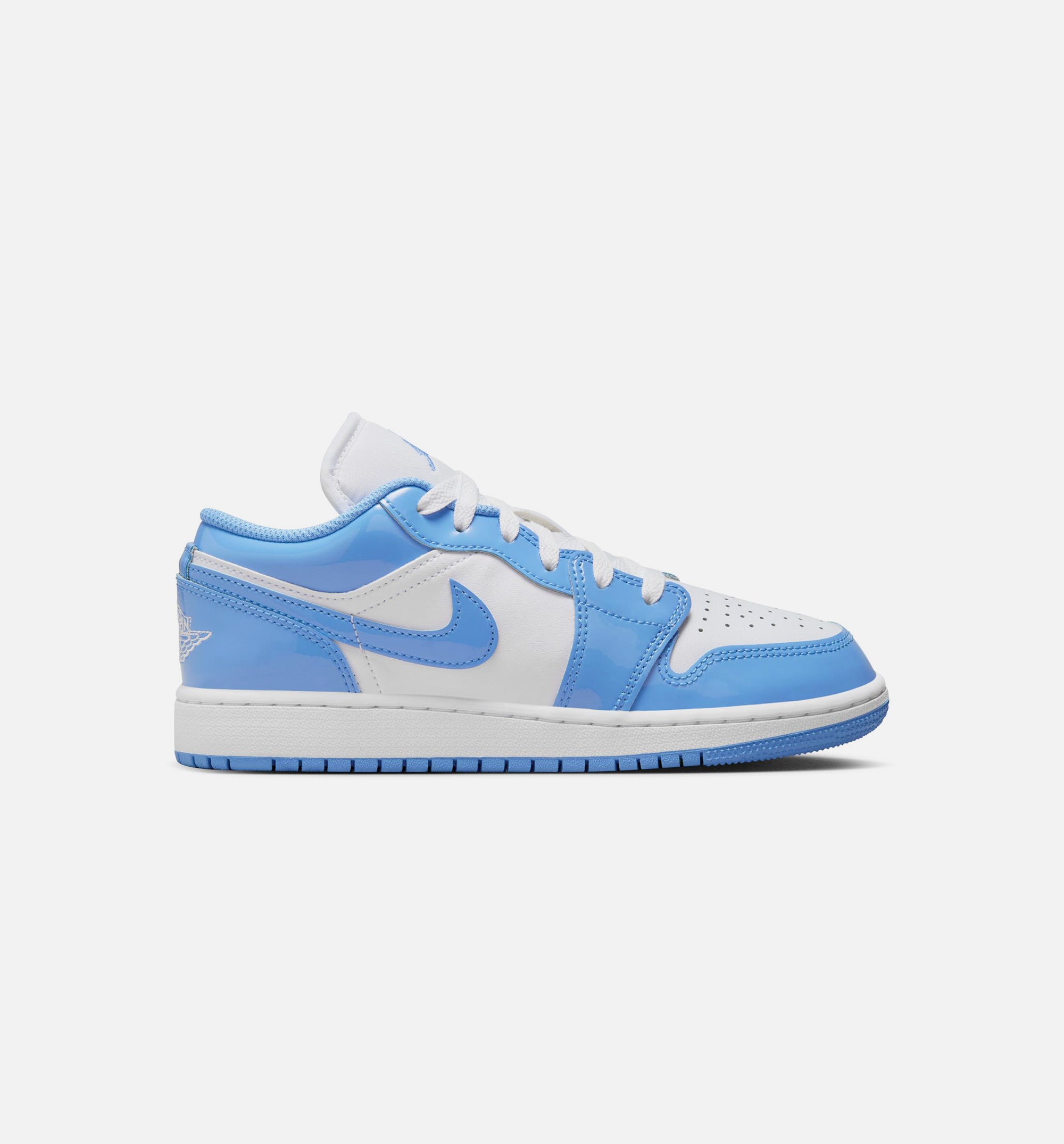 Air Jordan 1 Low SE Legend Blue Patent Grade School Lifestyle Shoe - White/Legend Blue、mySite、dreamappss