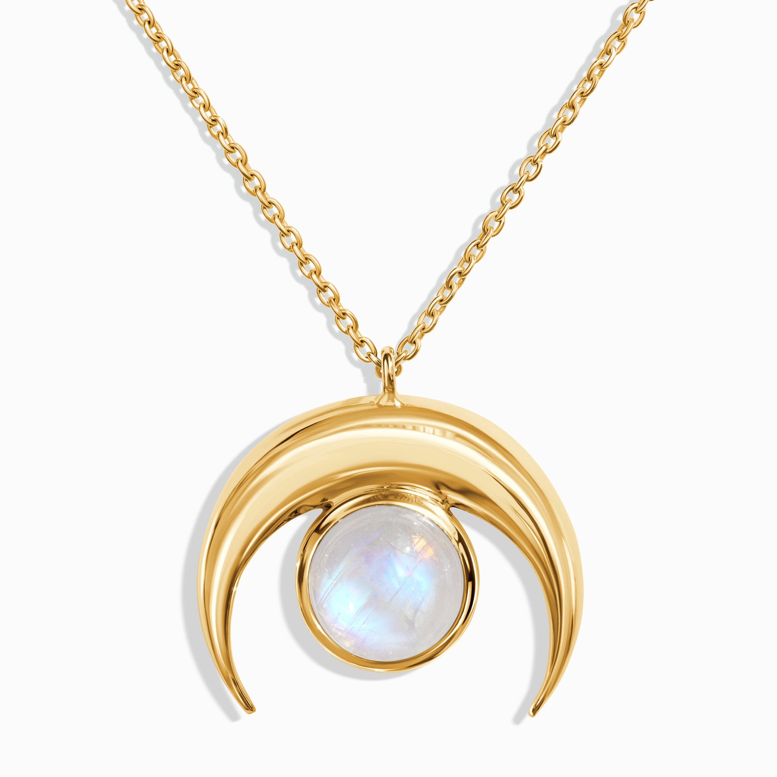 Moonstone Necklace - Crescent Moon、mySite、hinf8tx79