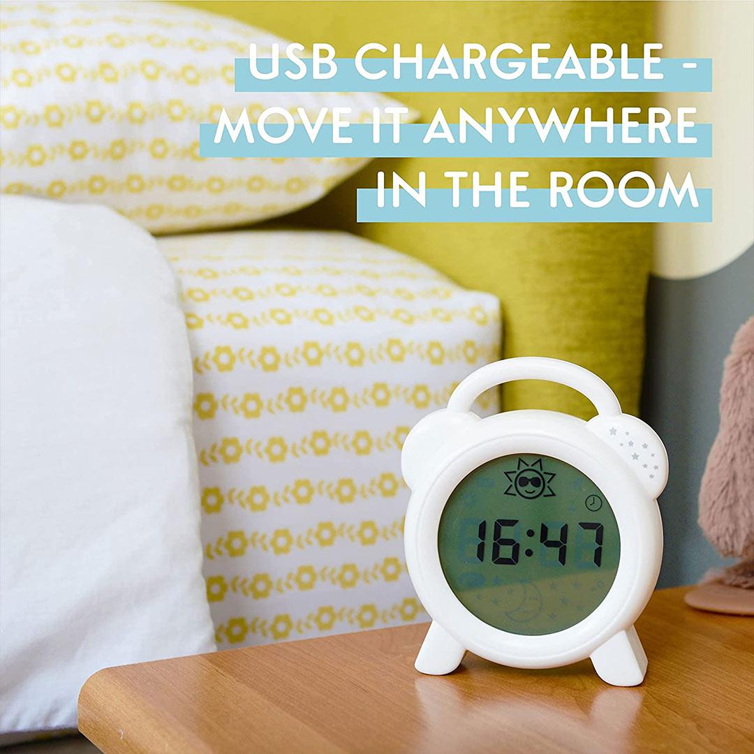  Purflo Snoozee Sleep Trainer + Clock - White、mySite、merchandisen