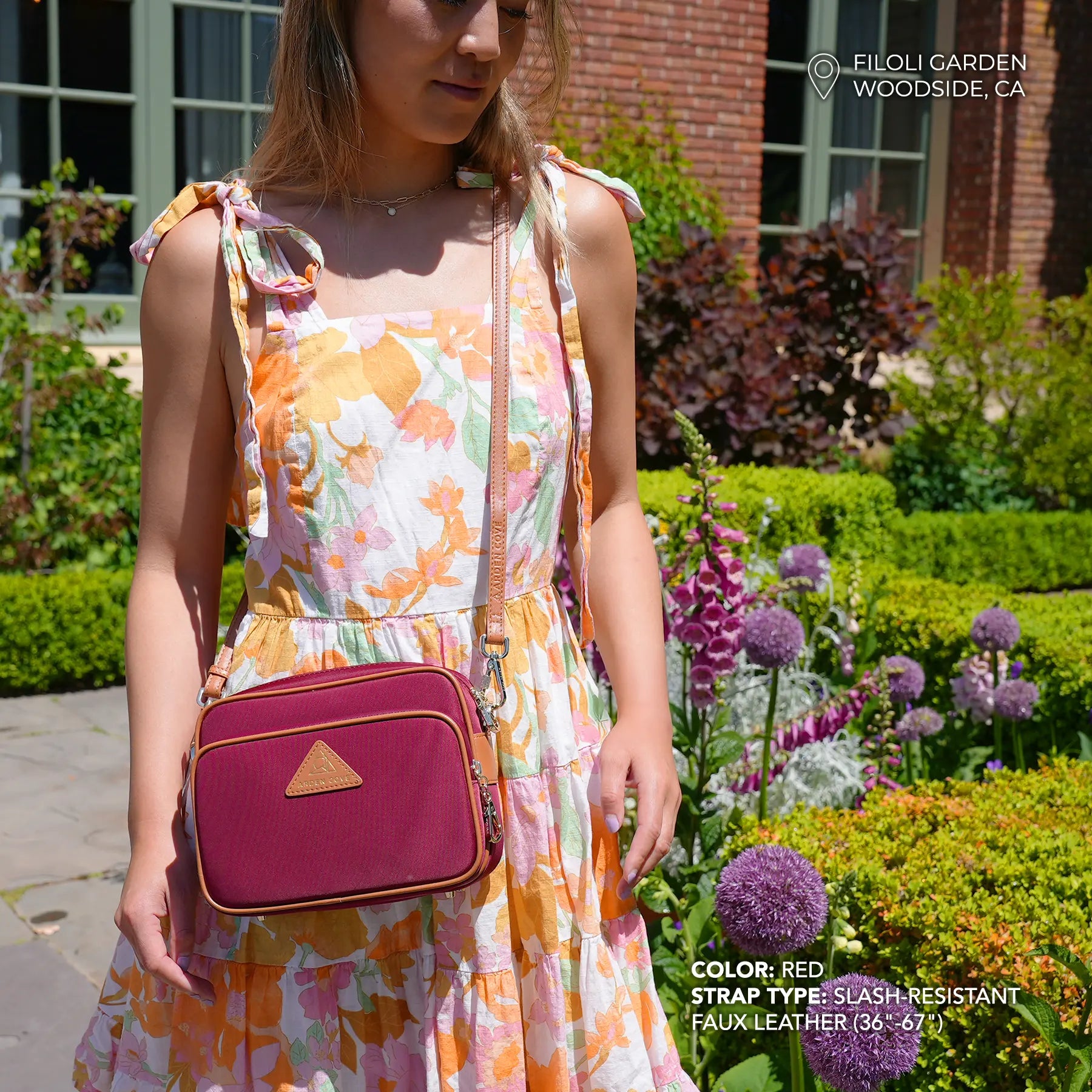 Crissy Full Crossbody with Locking Clasps Strap、mySite、garagedoors4me