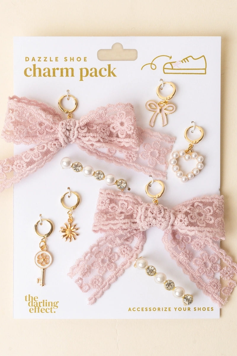 Dazzle Shoe Charm Pack-Key To My Heart、mySite、hinf8tx79