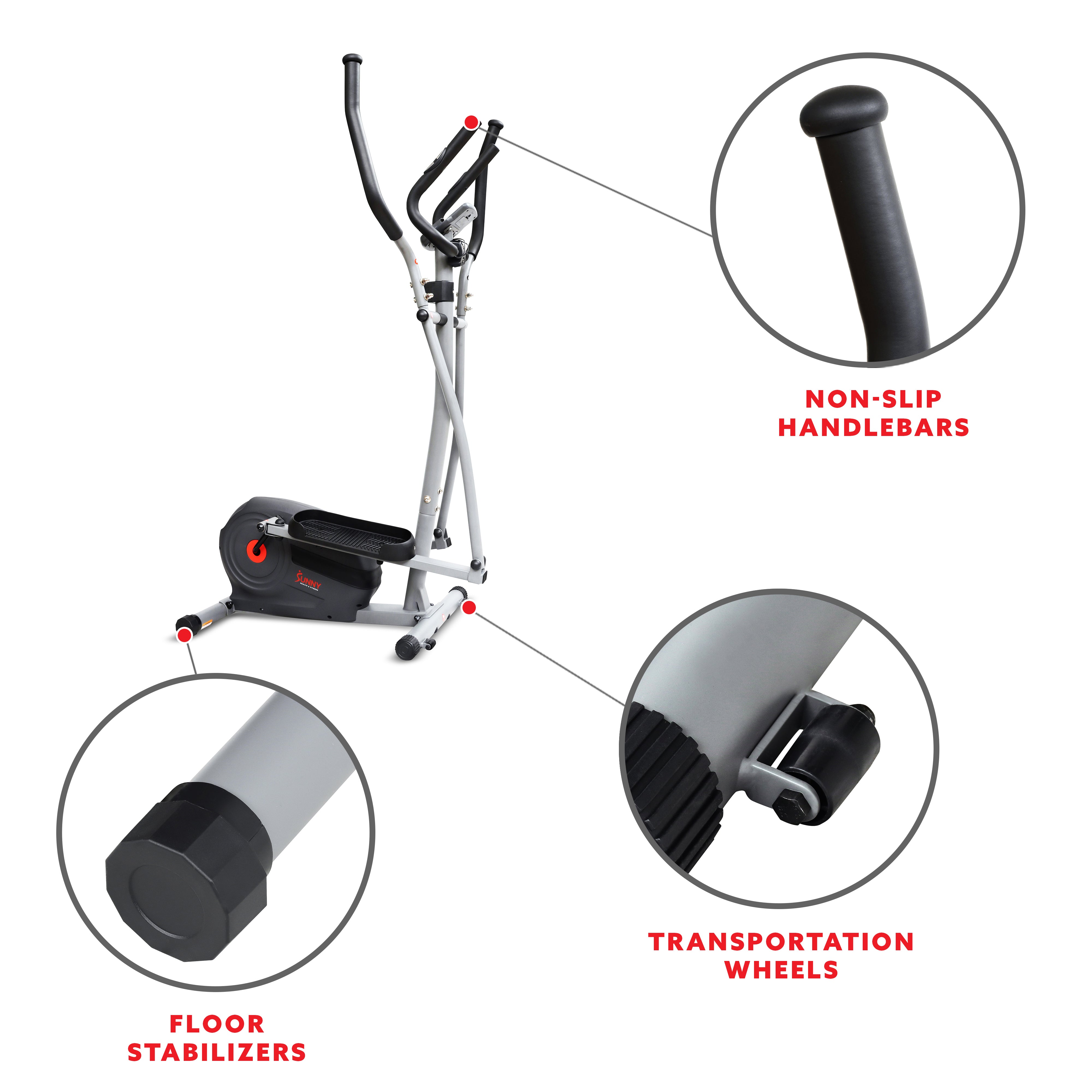  Smart Magnetic Elliptical with Exclusive SunnyFit® App Enhanced Bluetooth Connectivity、mySite、ghnorth