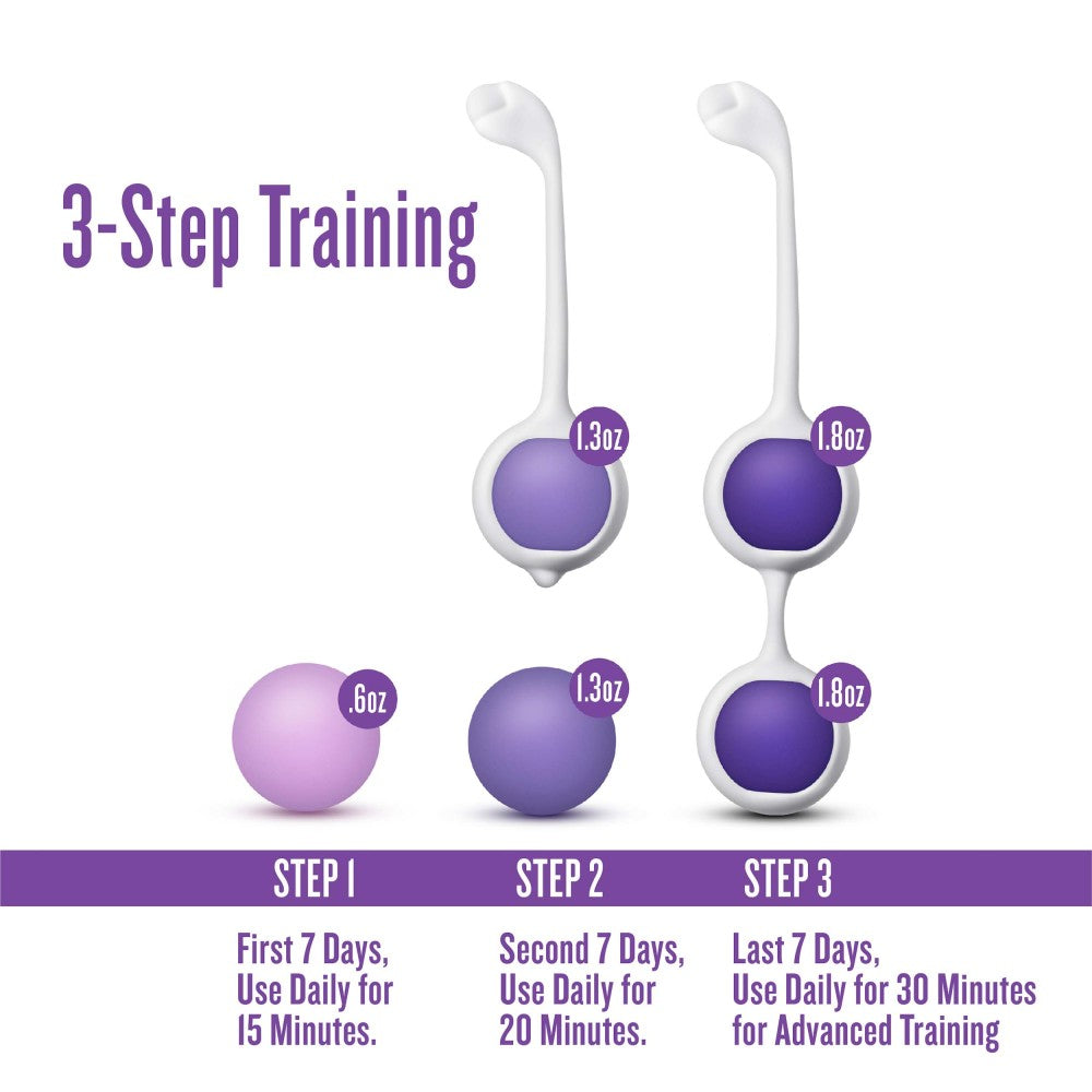 Wellness By Blush™ | Progressive UltraSilk® Kegel Training Kit - Made with Puria™ Silicone、mySite、bottomscart