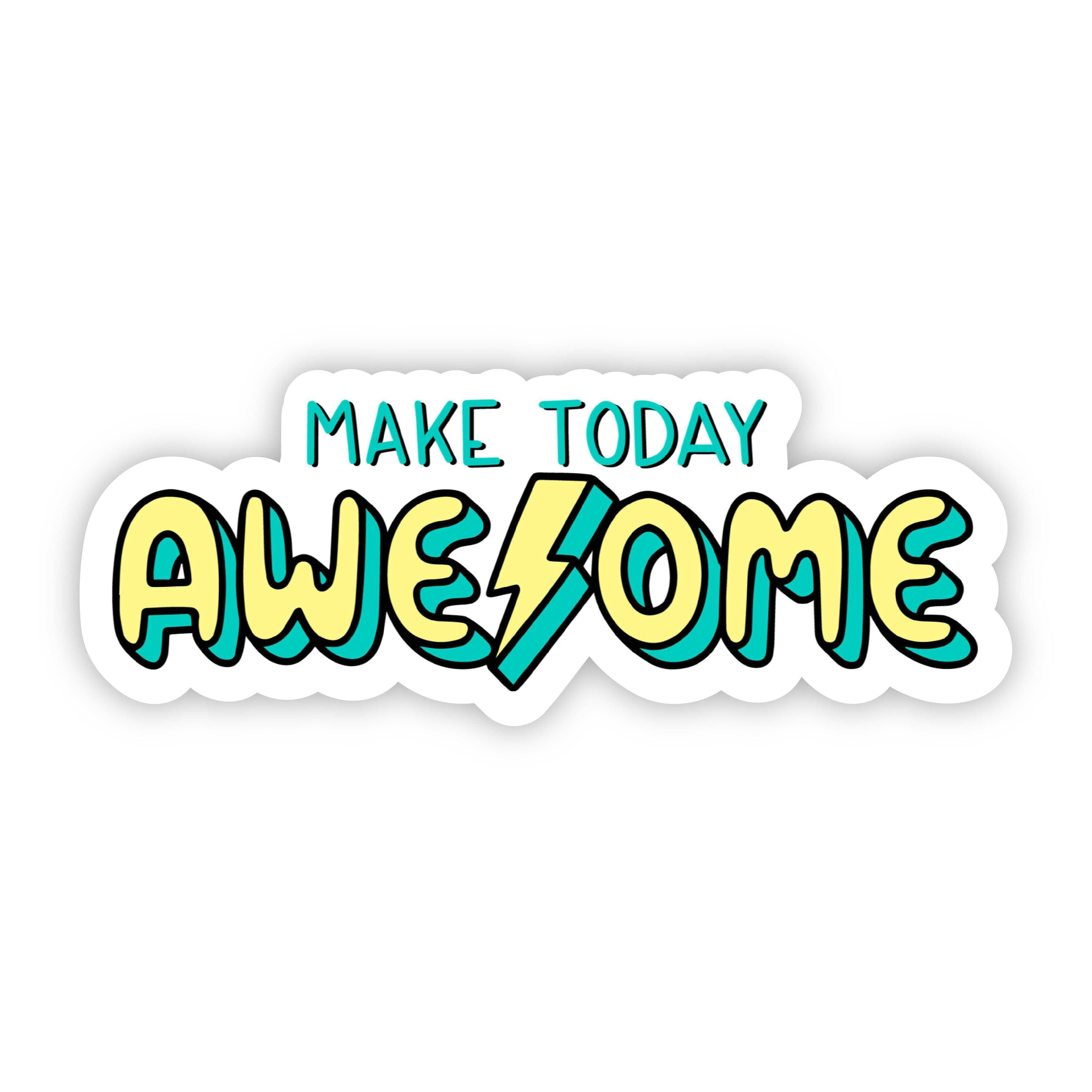  Make Today Awesome Lightning Bolt Sticker、mySite、elrpsem3k