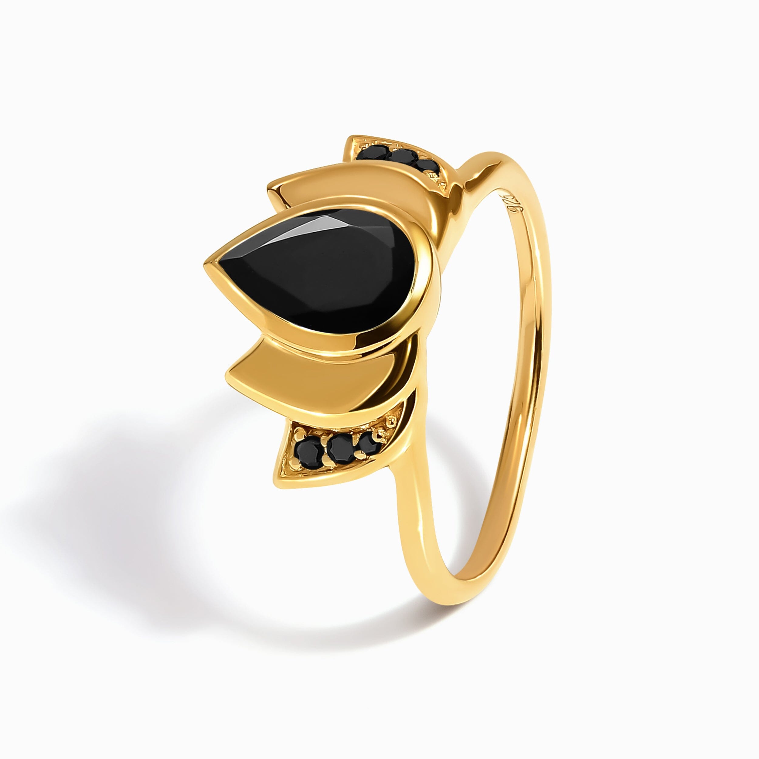 Black Obsidian Ring - Divine Lotus、mySite、hinf8tx79