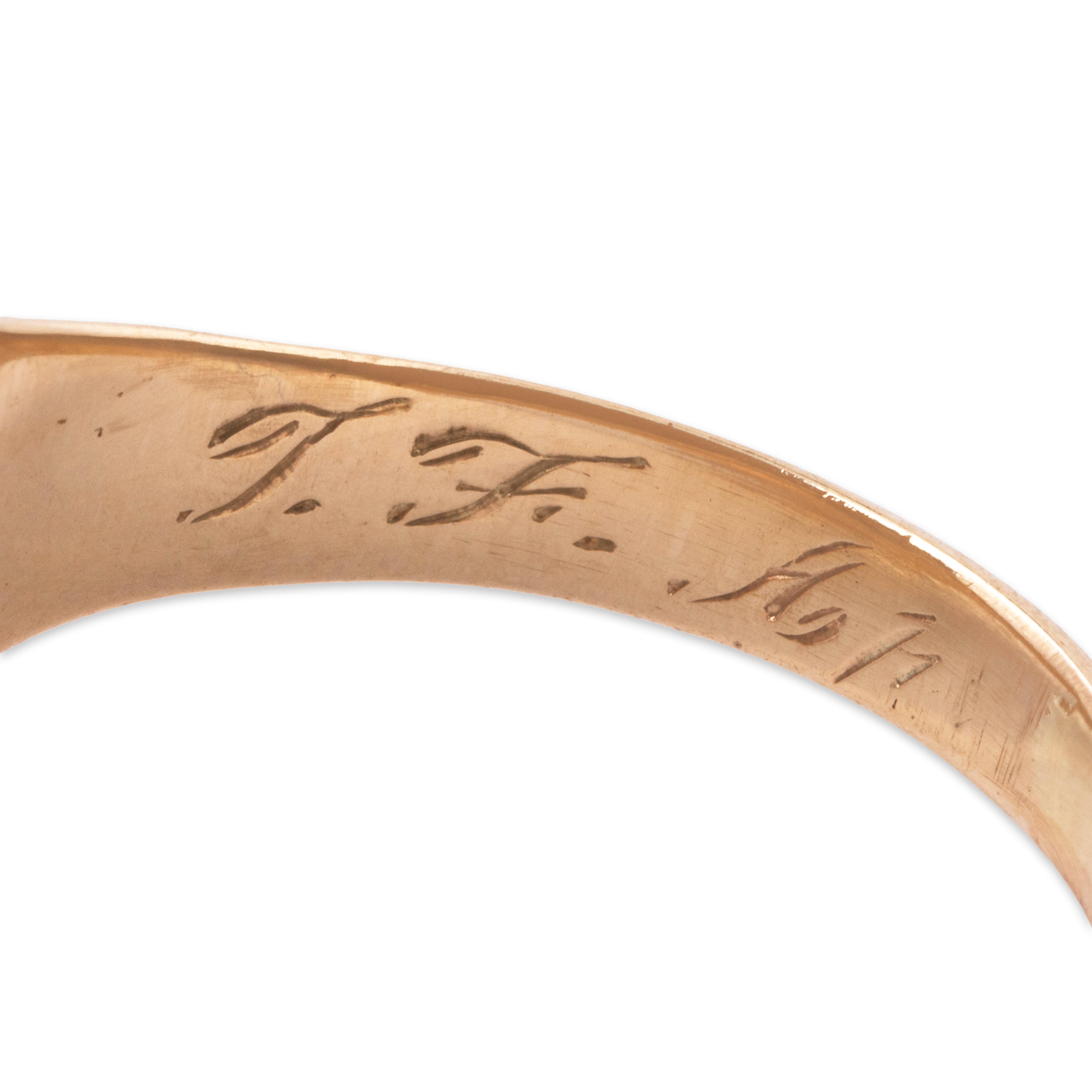 Antique 14k Yellow Gold .229cttw Old European Diamond Octagonal Cluster Ring、mySite、hinf8tx79