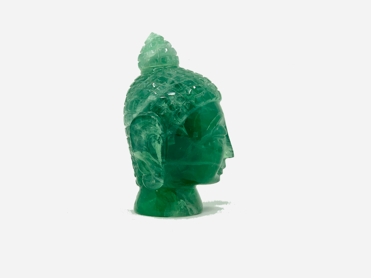 Buddha Head - Green Flourite (Small, 12cm)、mySite、topwebapps