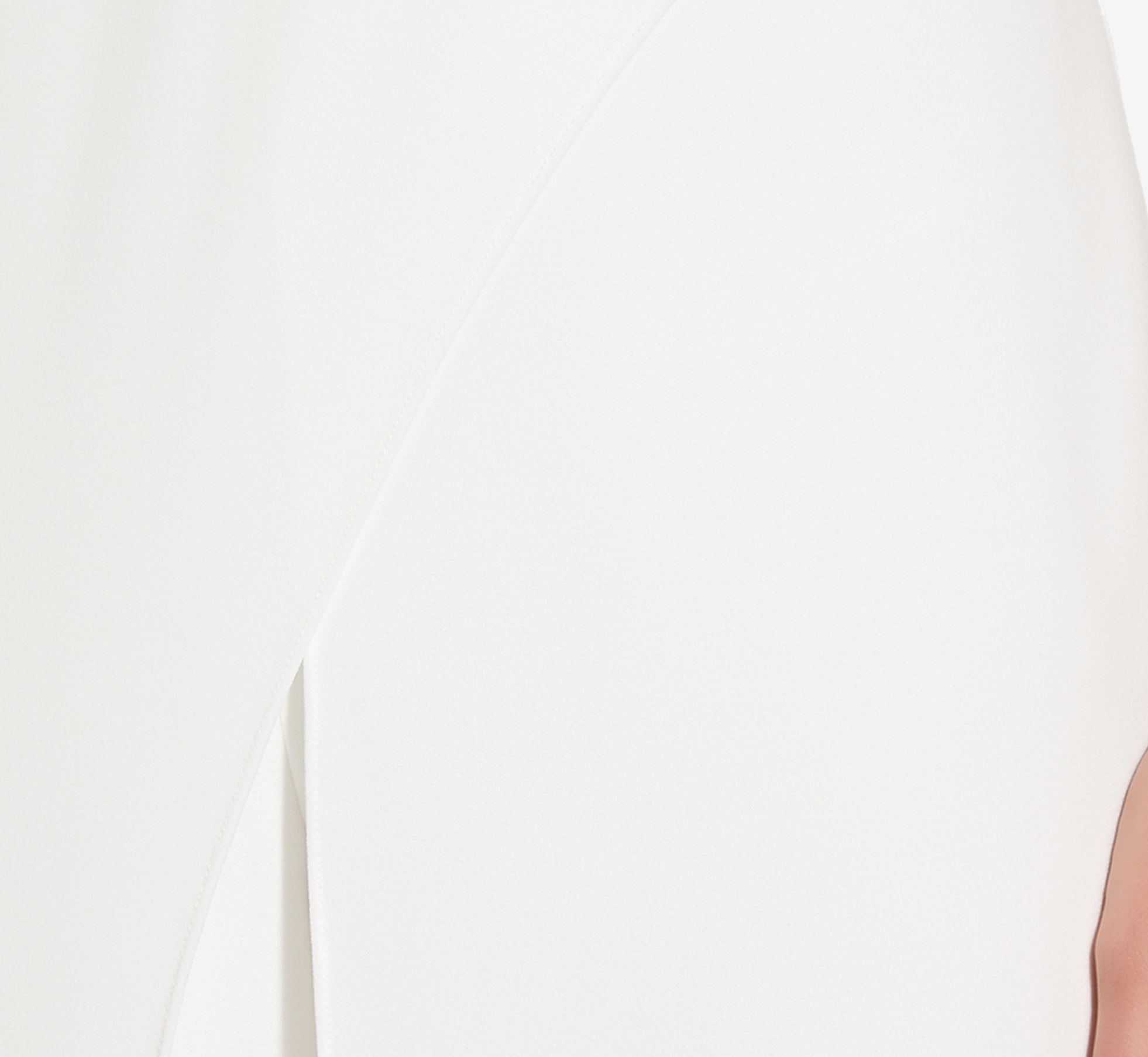 Sleeveless Asymmetrical Jumpsuit In Ivory、mySite、solidvoid