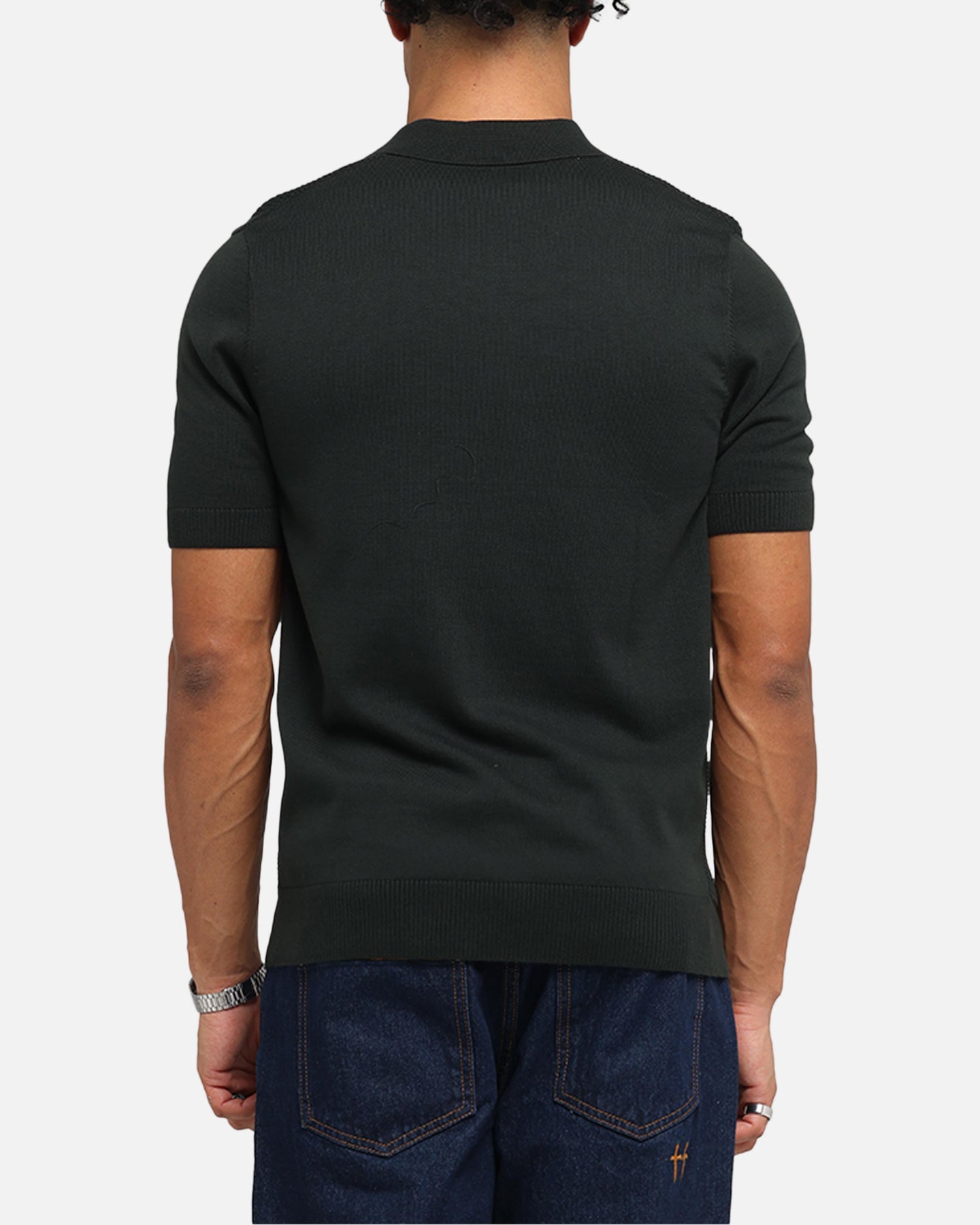 Fred Perry Waffle Stitch Knitted Shirt Green、mySite、zt4zffjzw