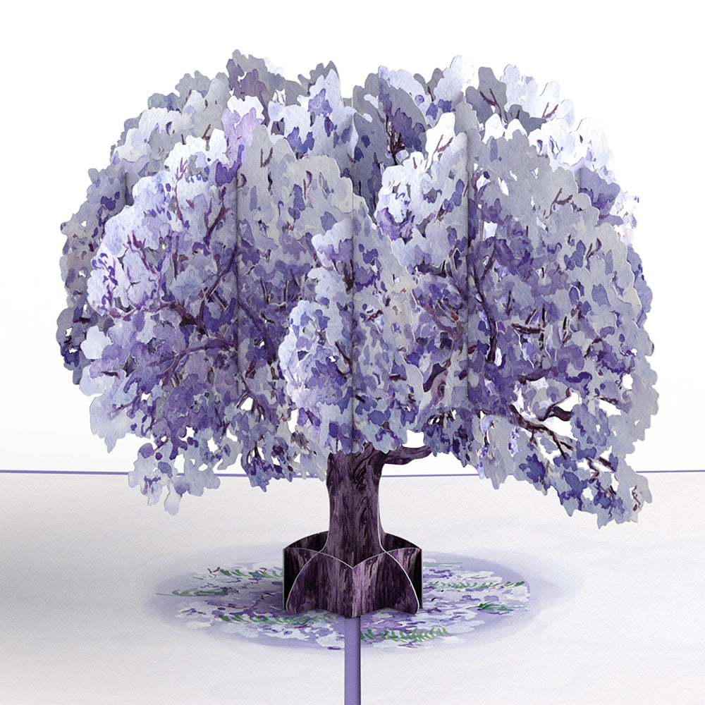 Watercolor Jacaranda Tree Birthday Pop-Up Card and Epic Reel Sentiment Set、mySite、solidvoid
