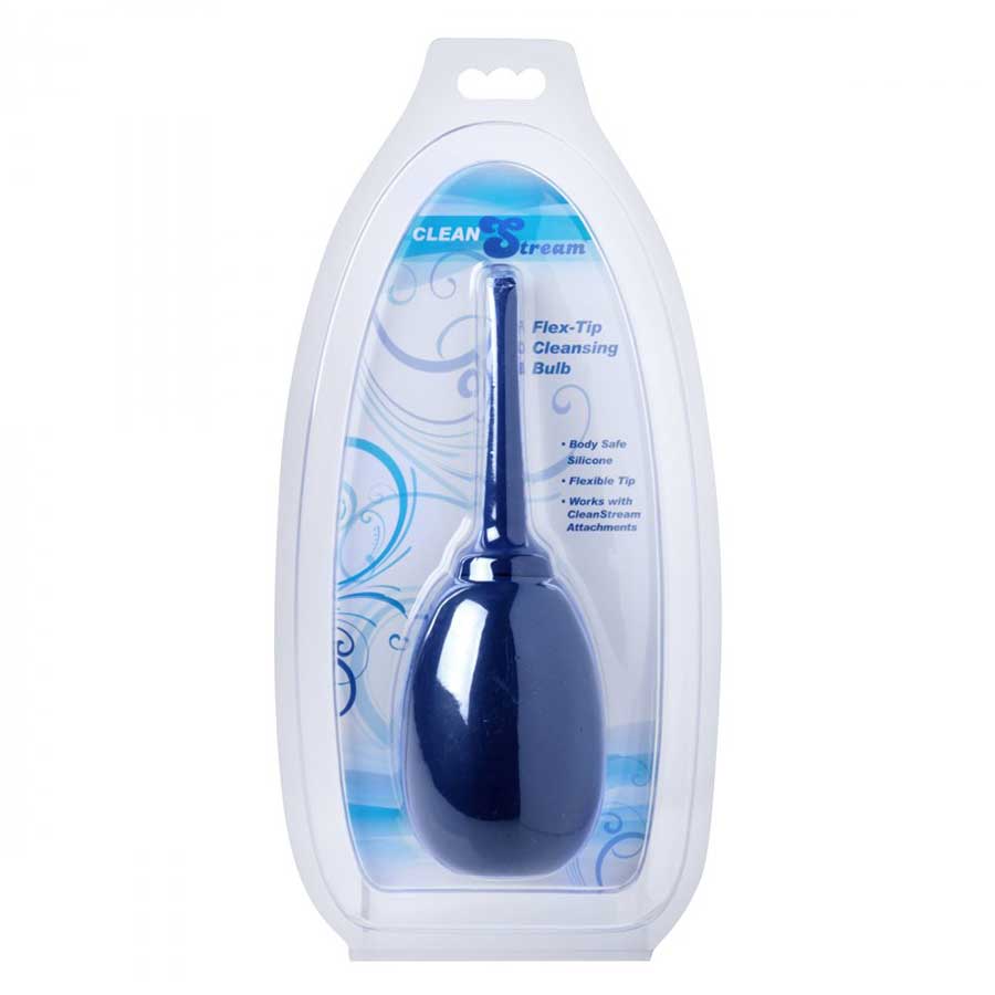 Premium Flex Tip 8 oz Silicone Anal Enema Cleansing Bulb by CleanStream、mySite、bottomscart