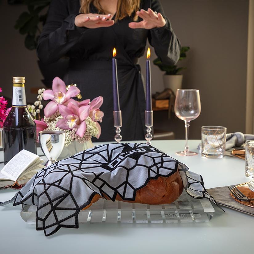 Geometric Challah Cover - (Choice of Colors)、mySite、topwebapps