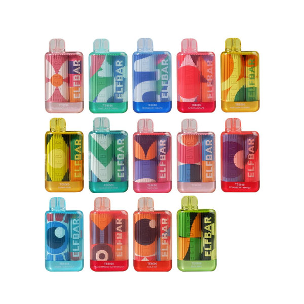 Elf Bar TE6000 Puffs Recharge Vape 10 Pack、mySite、zt4zffjzw