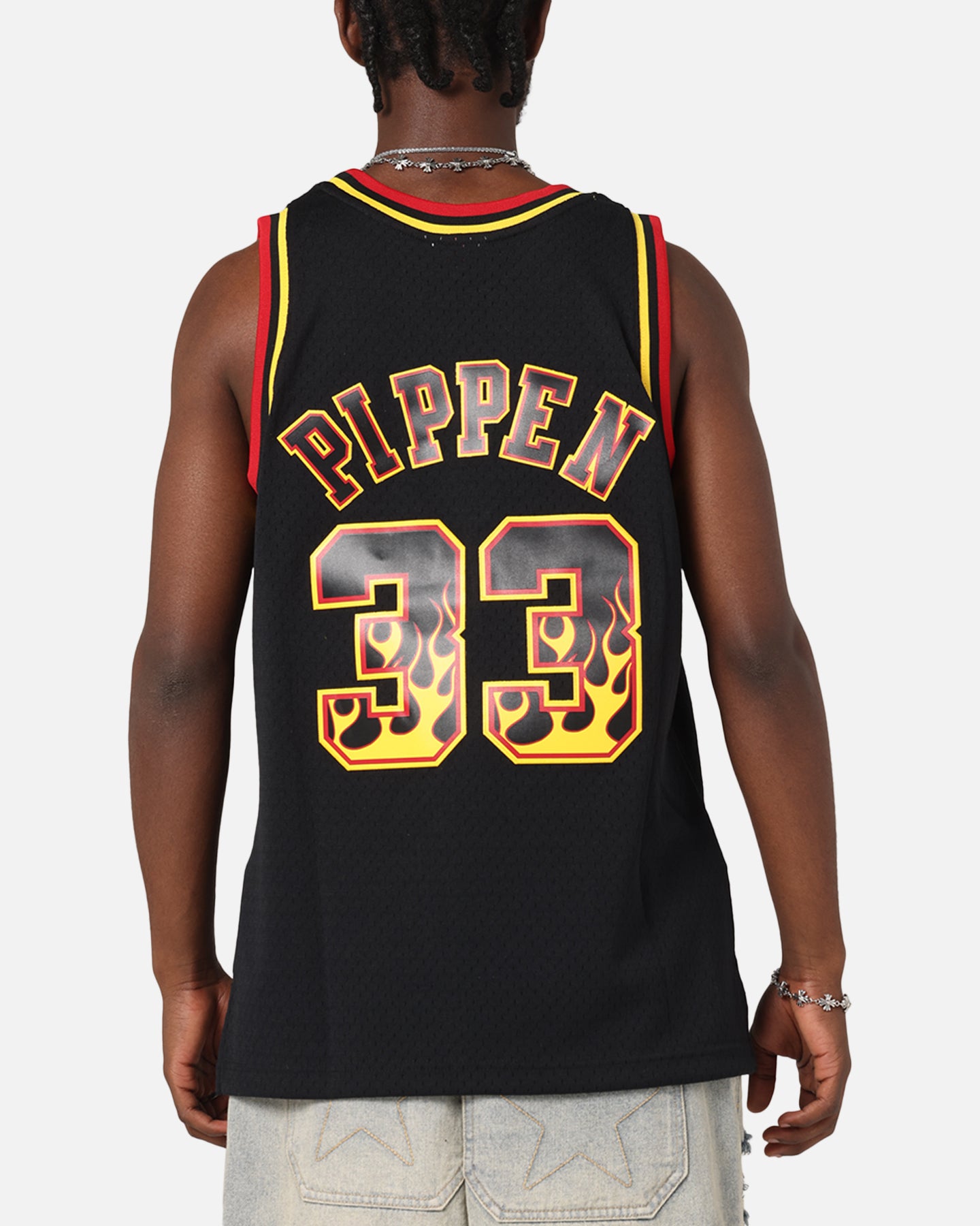 Mitchell & Ness Chicago Bulls Scottie Pippen Legends Jersey Black/Grey、mySite、zt4zffjzw