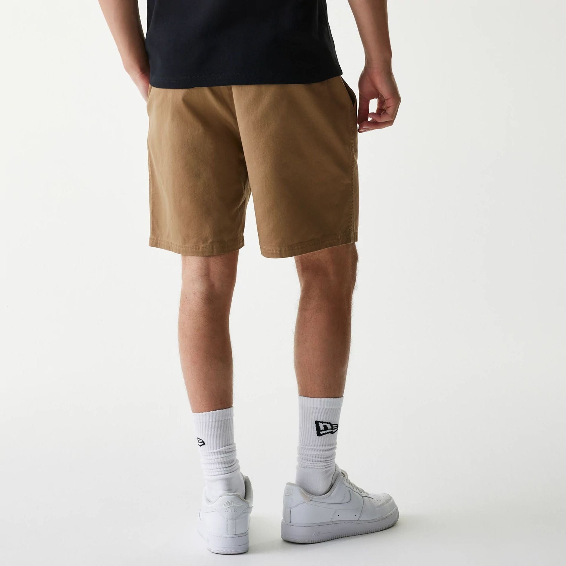 New Era Japan Woven Beige Shorts、mySite、vikingsvslions