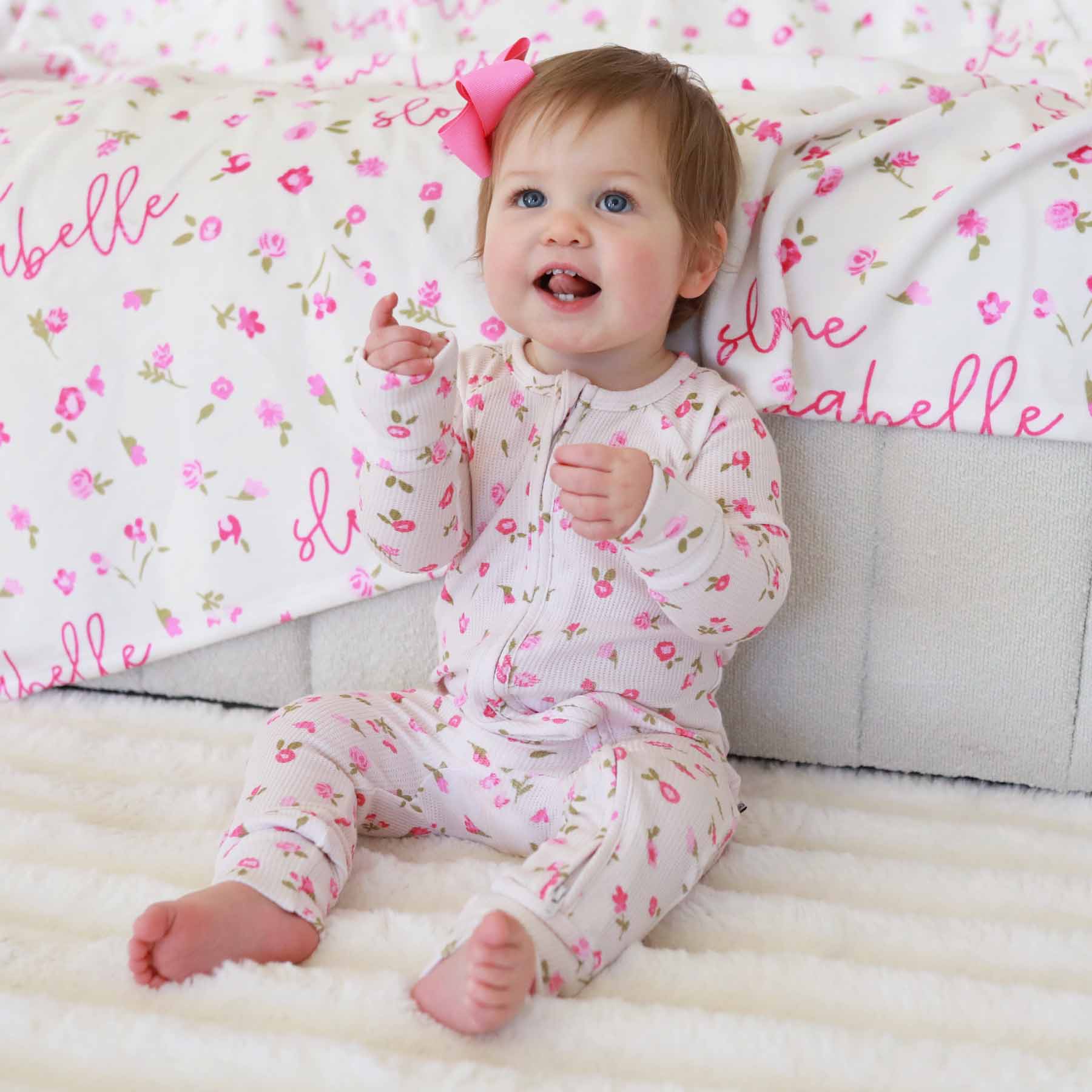  Penny's Posies Bamboo Waffle Convertible Zip Romper、mySite、layawaytickets