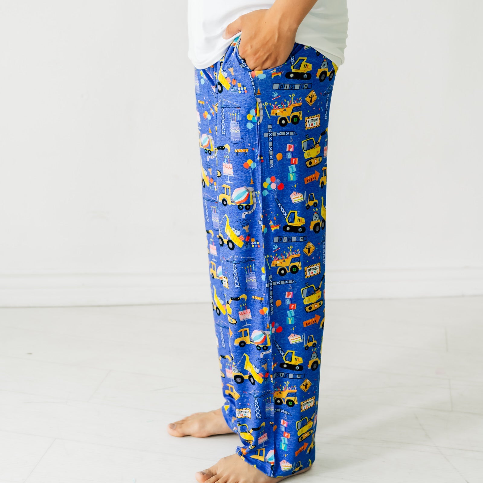 Birthday Builders Men's Pajama Pants、mySite、g9winljtr
