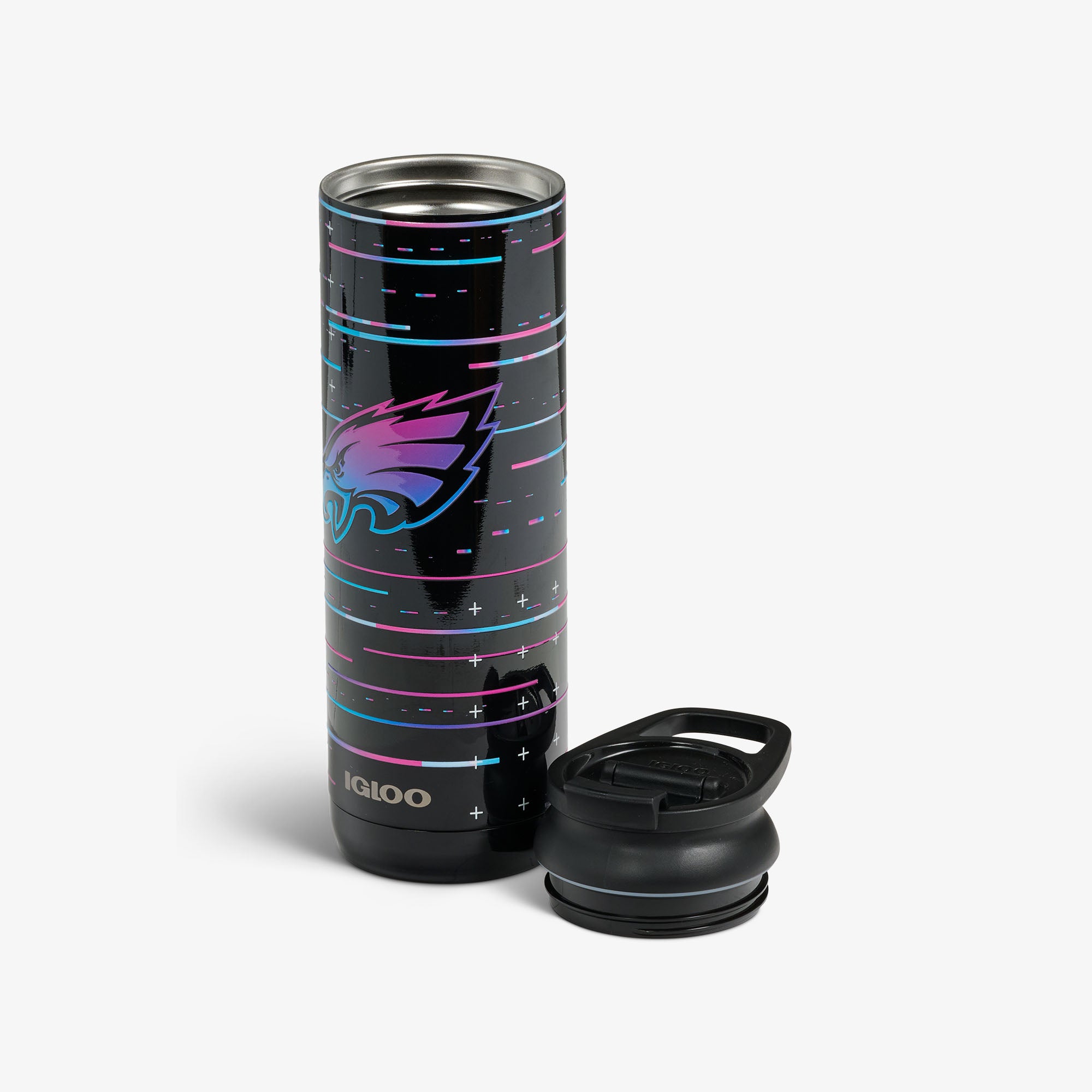 NFL Neon Philadelphia Eagles 20 Oz Flip ‘n’ Sip Tumbler、mySite、noshort