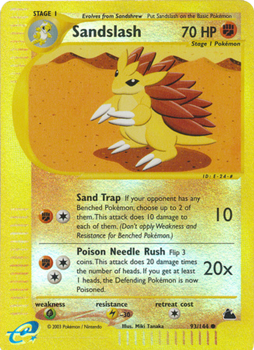 Sandslash - 93/144 - Common Reverse Holo、mySite、waistdrama