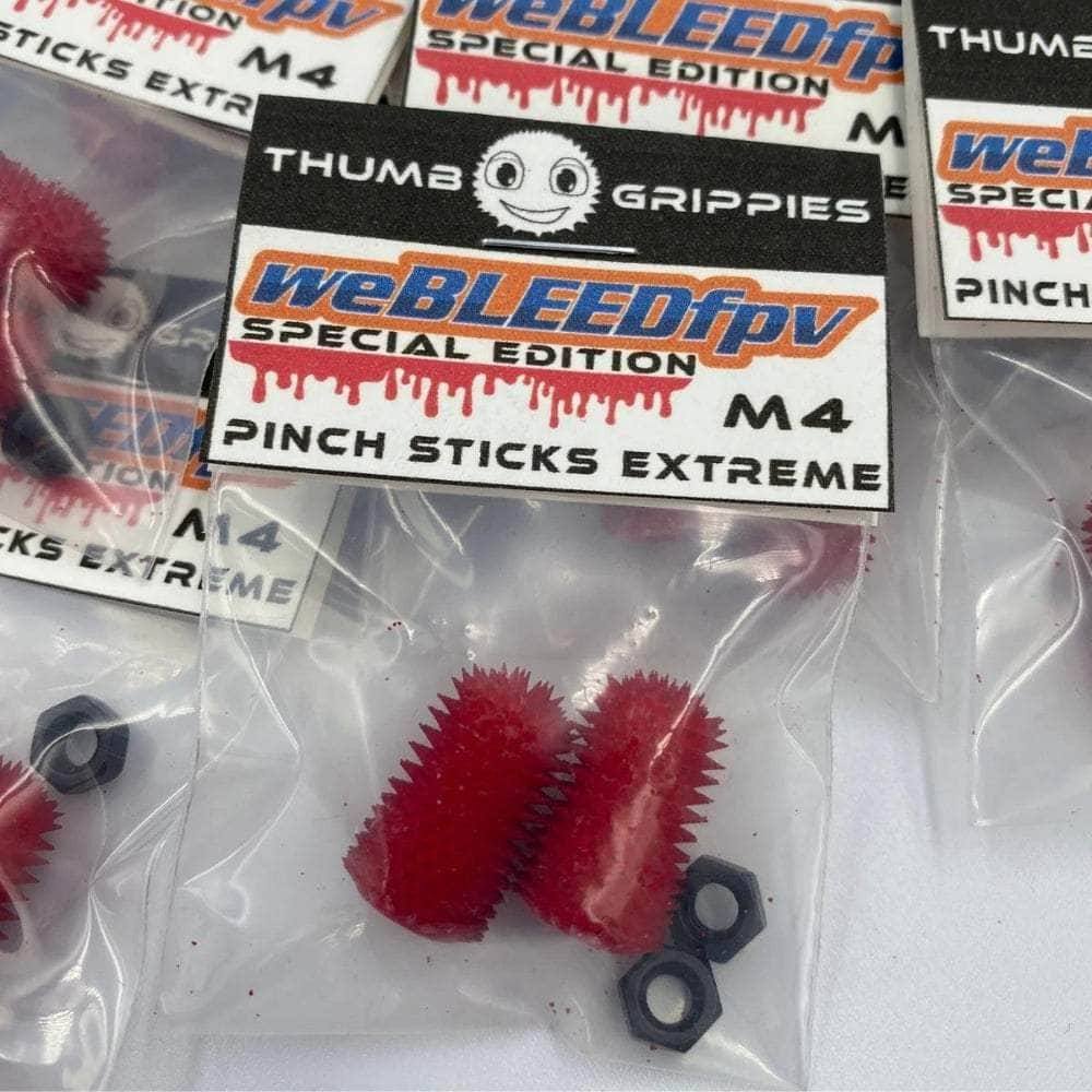  Thumb Grippies weBLEEDfpv Special Edition、mySite、merchandisen